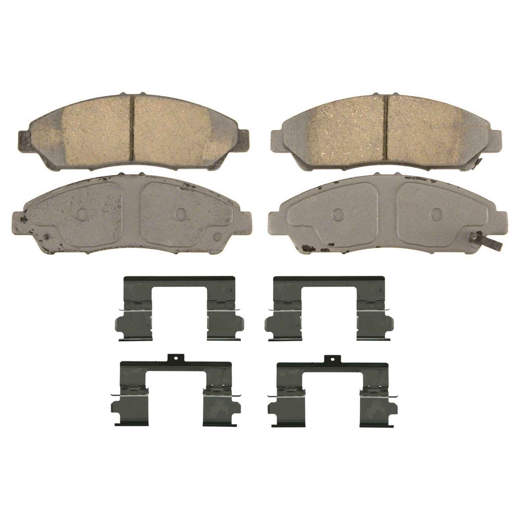 Wagner Brake Disc Brake Pad Set  top view frsport QC1280