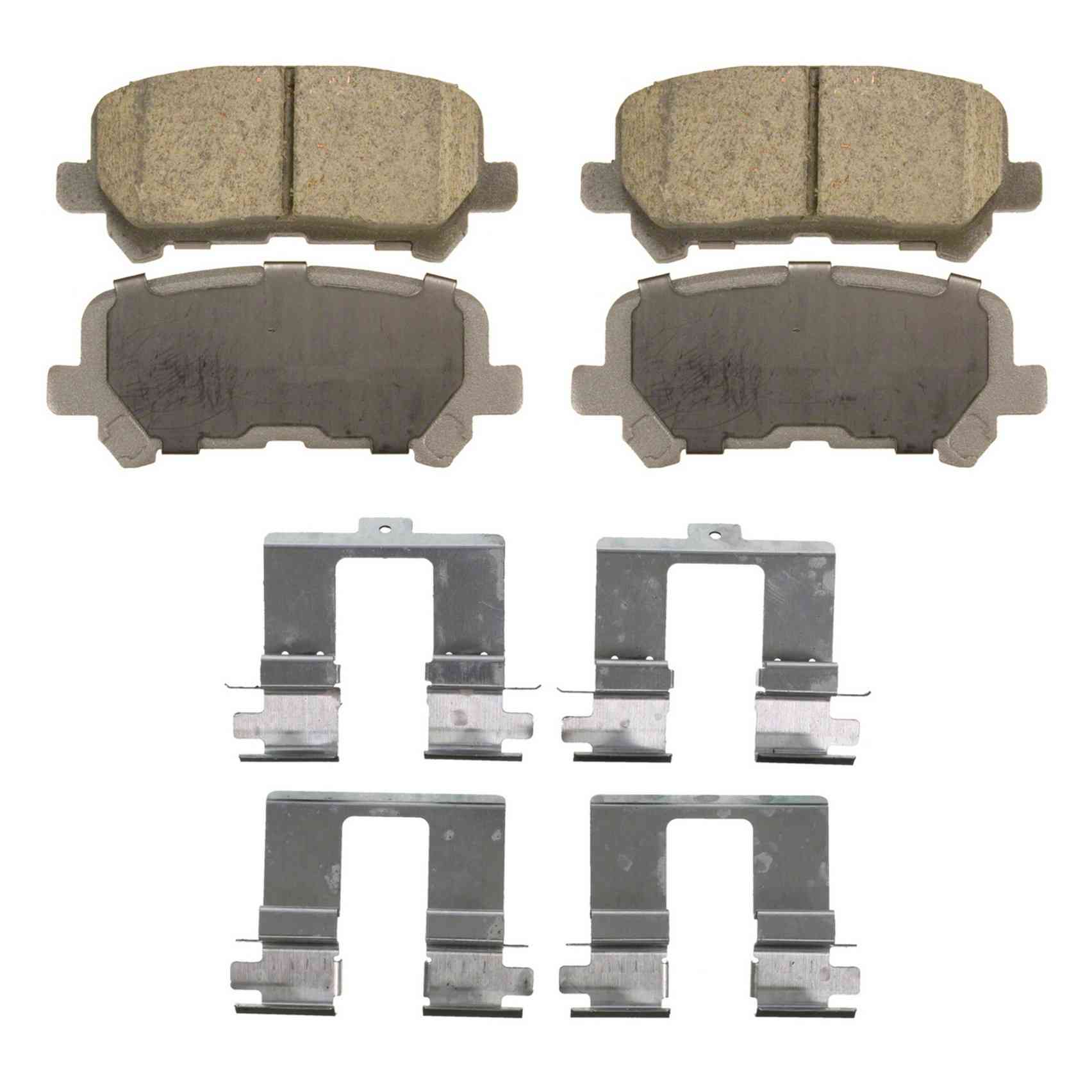 Wagner Brake Disc Brake Pad Set  top view frsport QC1281