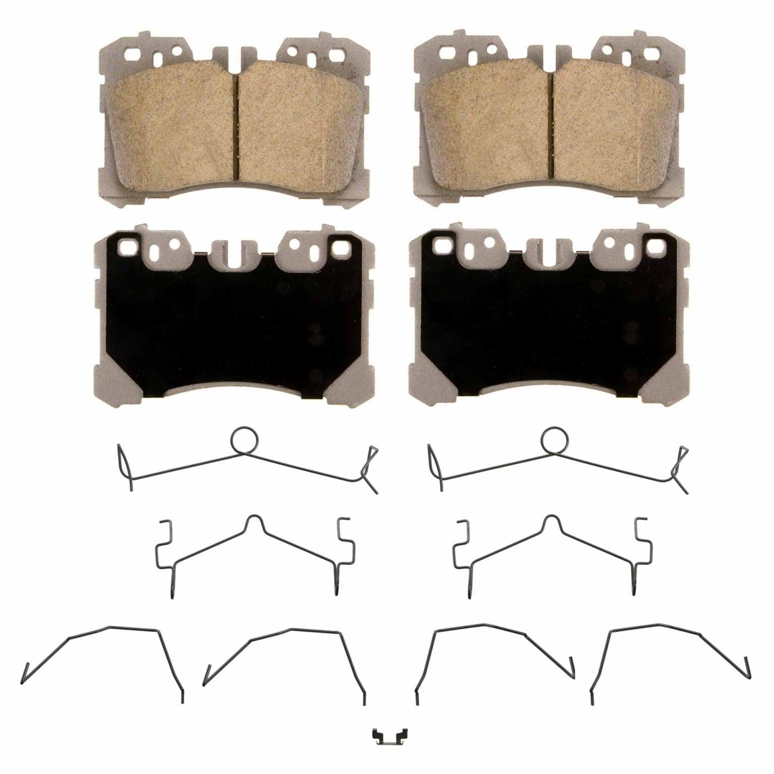 Wagner Brake Disc Brake Pad Set  top view frsport QC1282