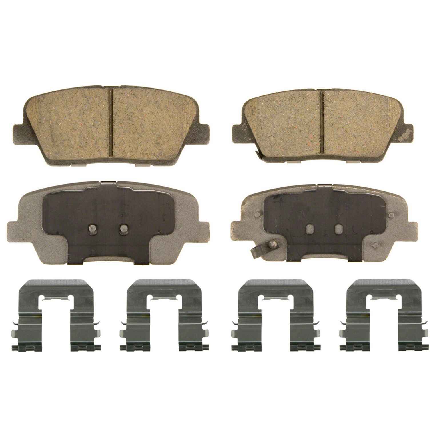 Wagner Brake Disc Brake Pad Set  top view frsport QC1284