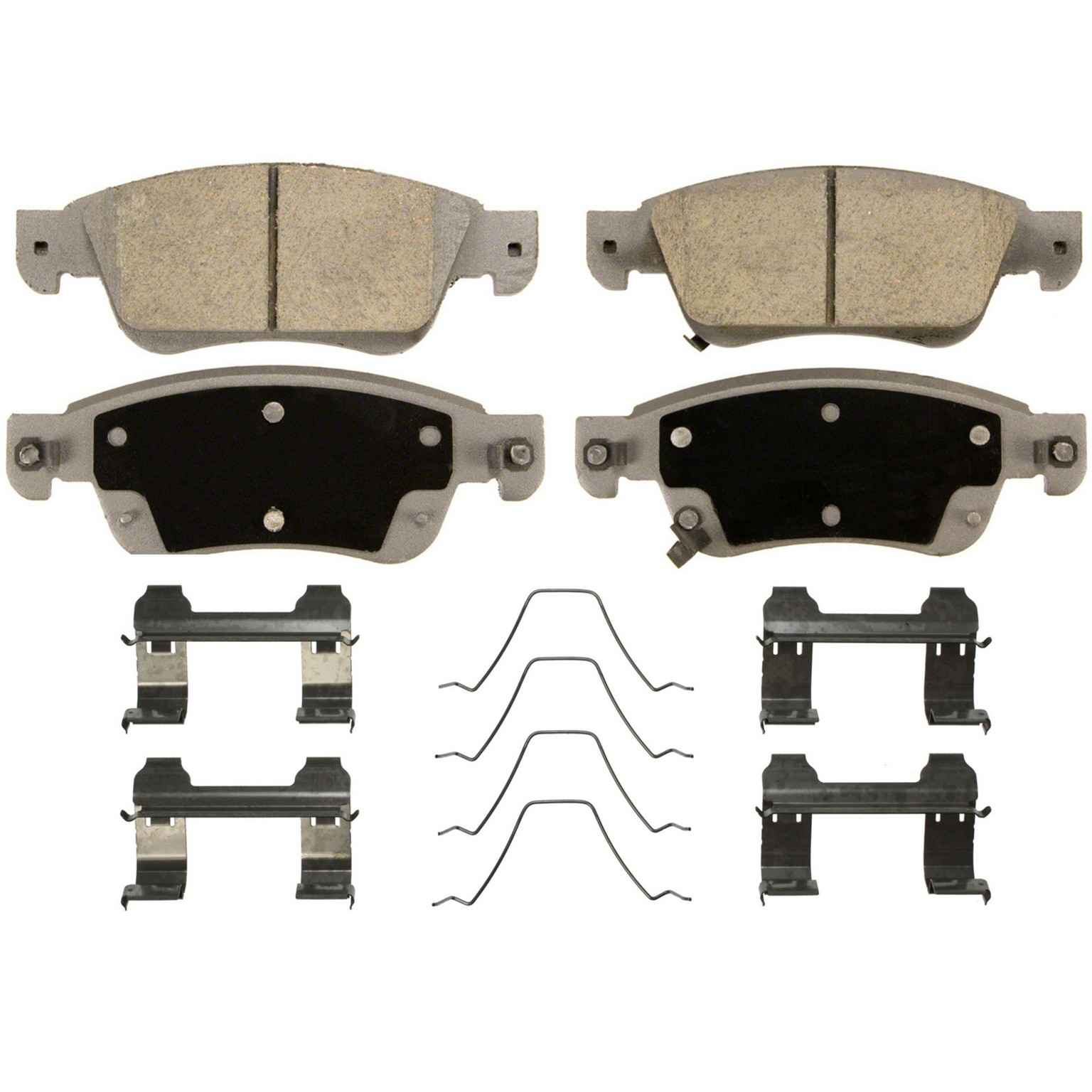 Wagner Brake Disc Brake Pad Set  top view frsport QC1287