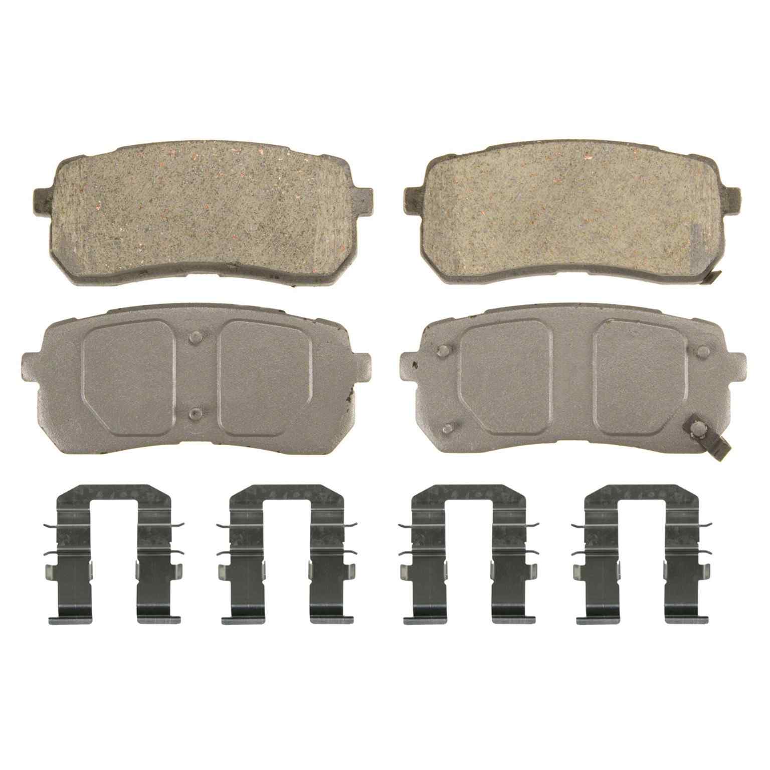 Wagner Brake Disc Brake Pad Set  top view frsport QC1302