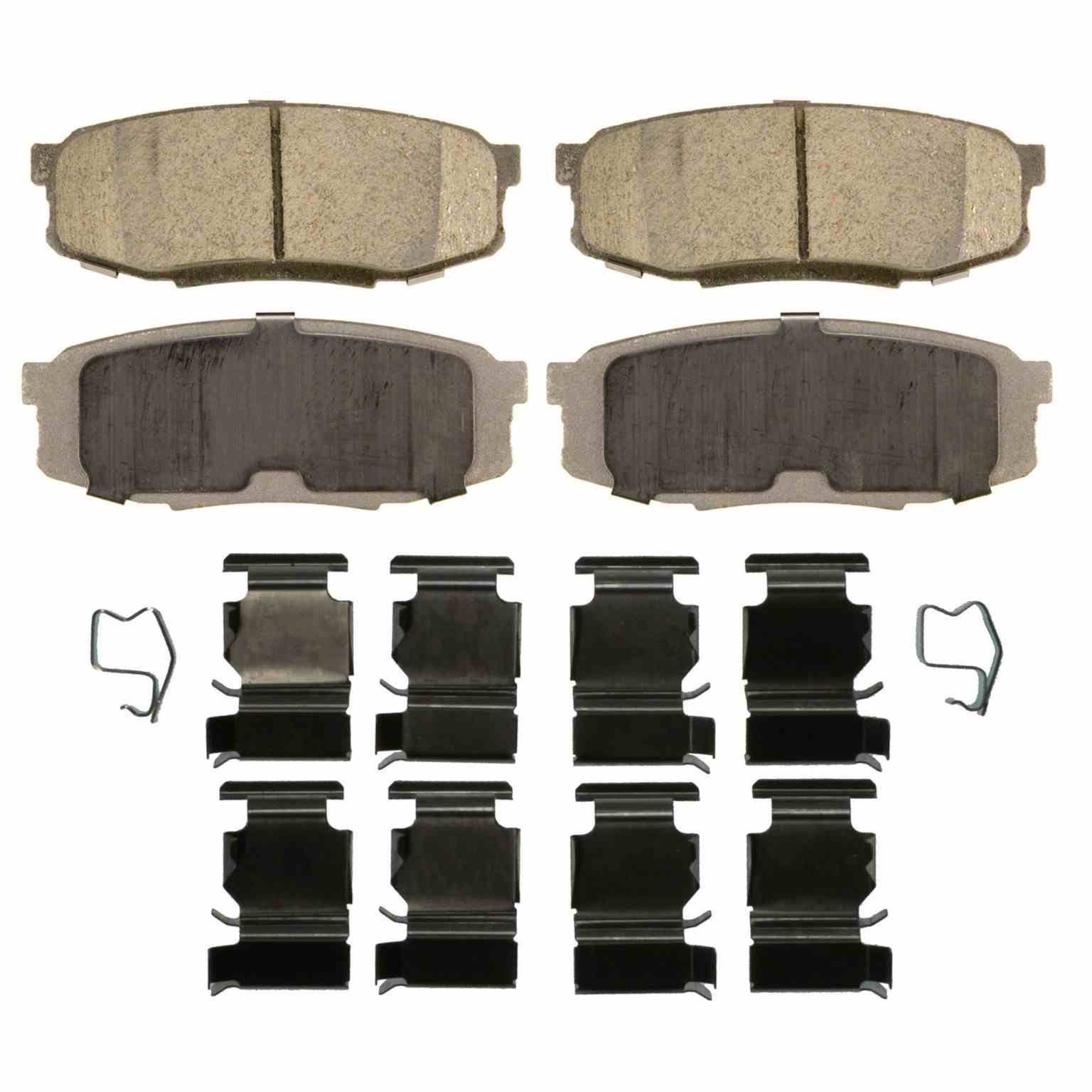 Wagner Brake Disc Brake Pad Set  top view frsport QC1304