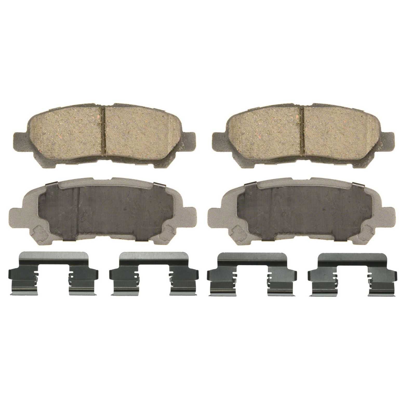 Wagner Brake Disc Brake Pad Set  top view frsport QC1325