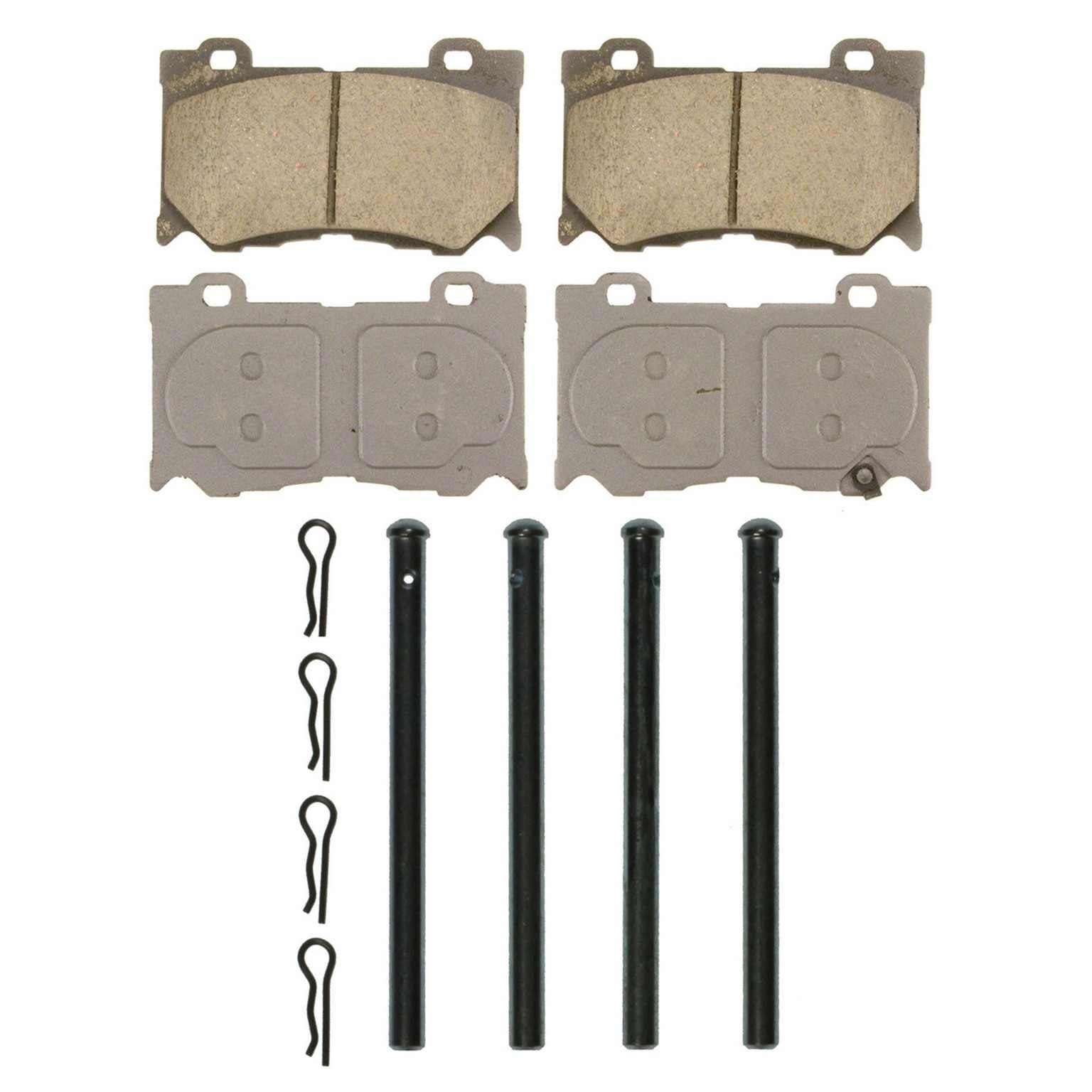 Wagner Brake Disc Brake Pad Set  top view frsport QC1346