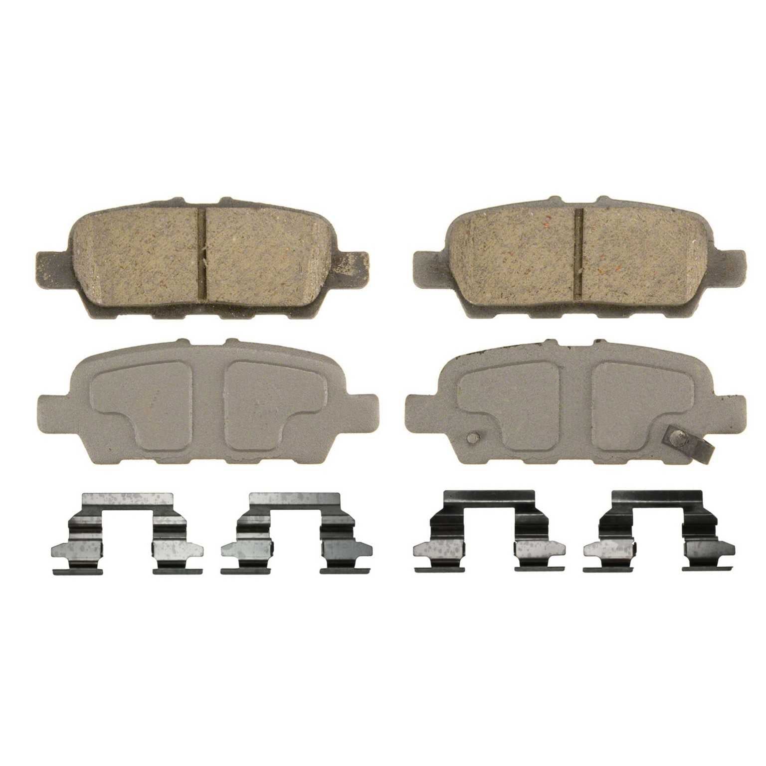 Wagner Brake Disc Brake Pad Set  top view frsport QC1393