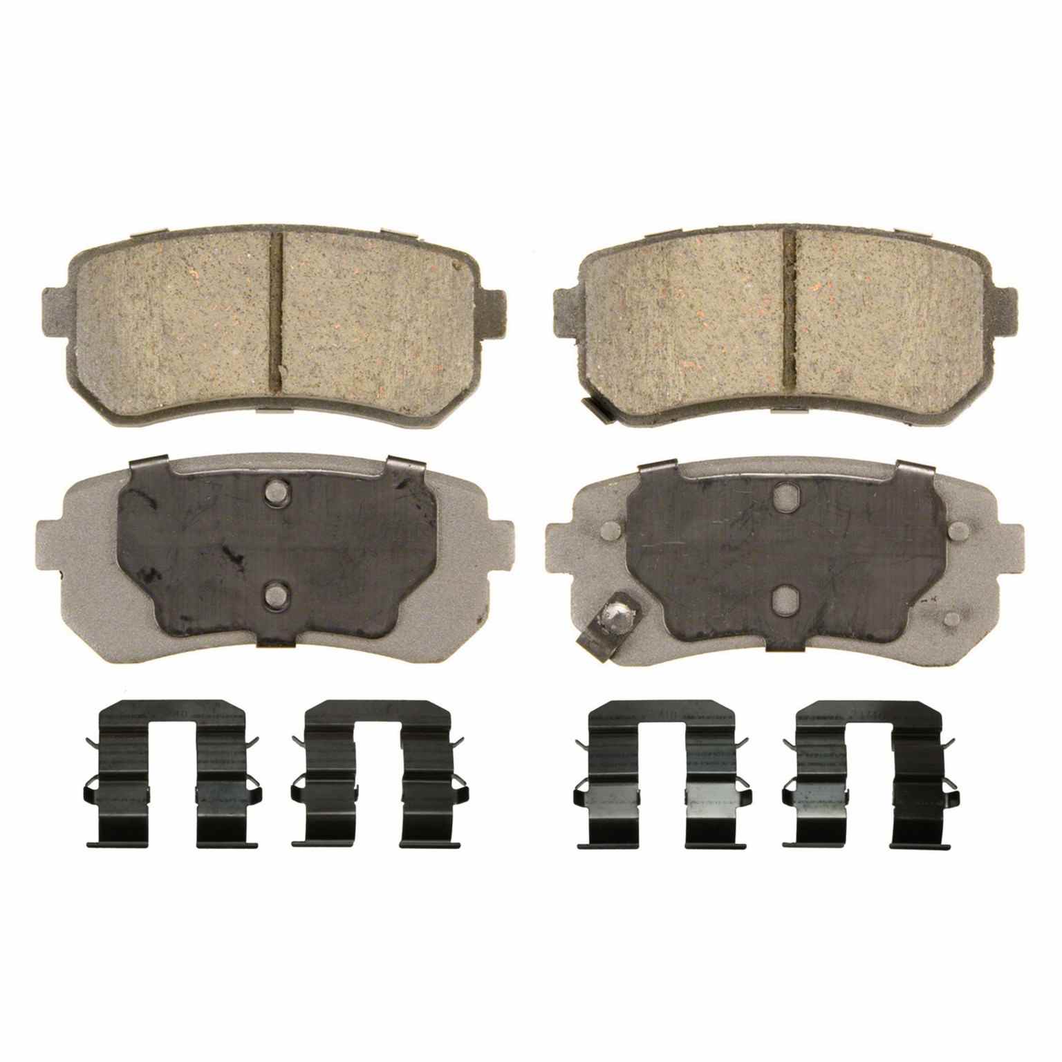 Wagner Brake Disc Brake Pad Set  top view frsport QC1398