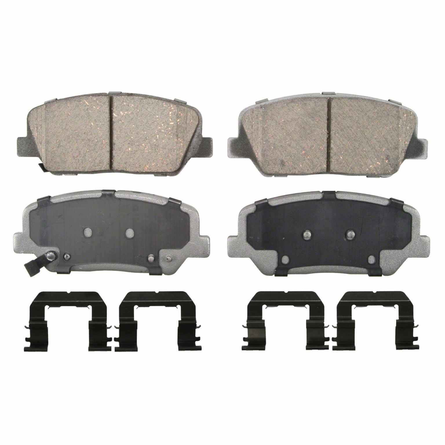 Wagner Brake Disc Brake Pad Set  top view frsport QC1413