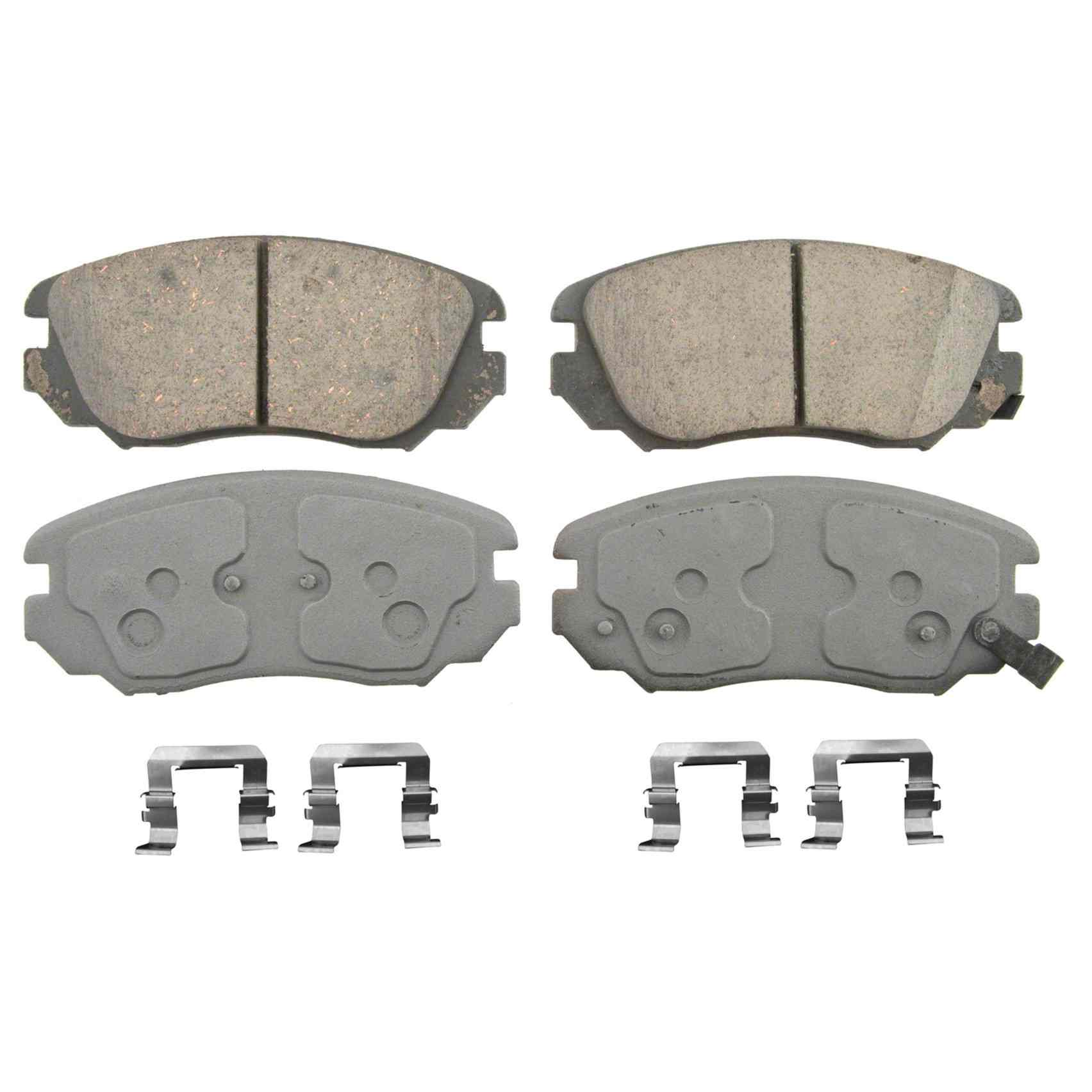 Wagner Brake Disc Brake Pad Set  top view frsport QC1421