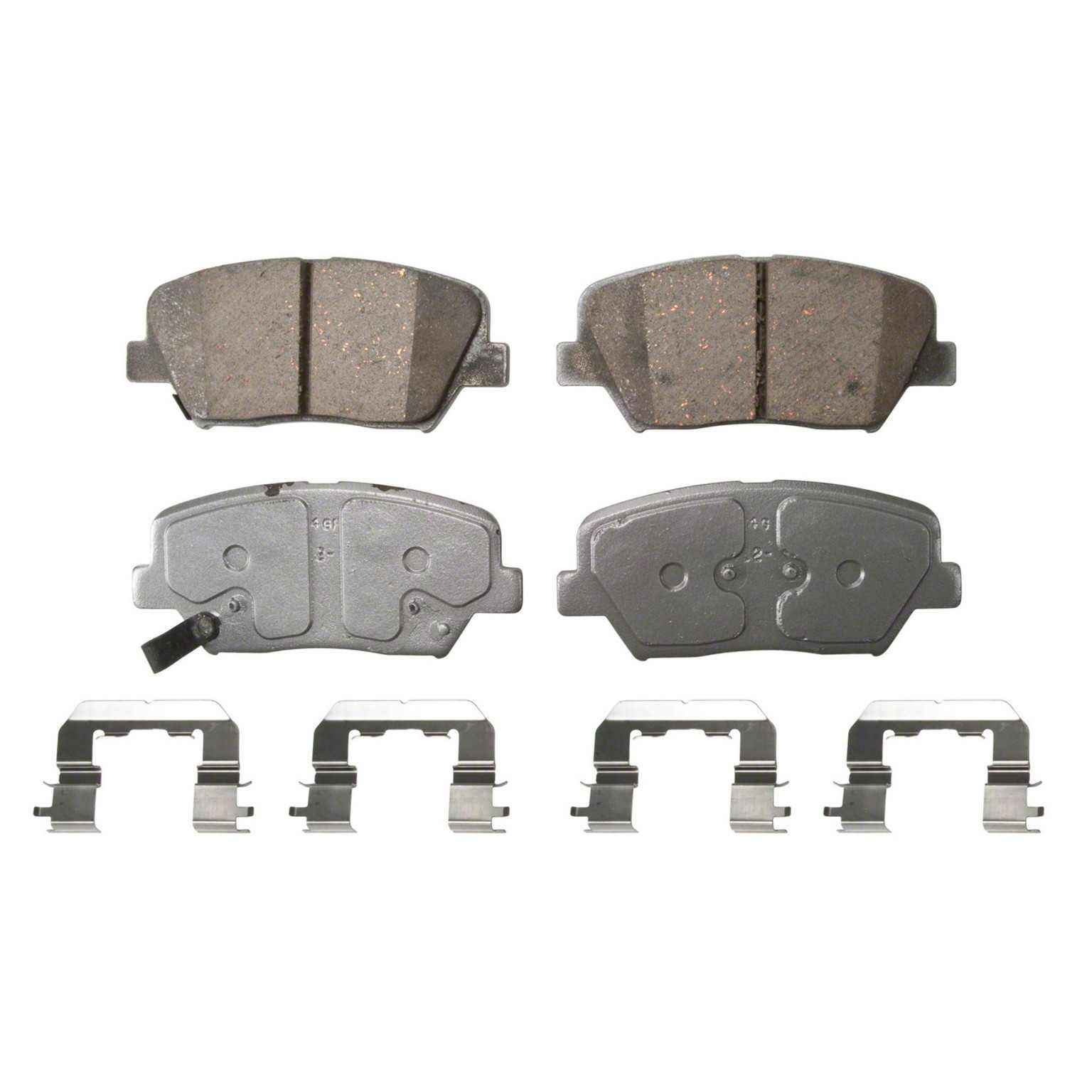 Wagner Brake Disc Brake Pad Set  top view frsport QC1432