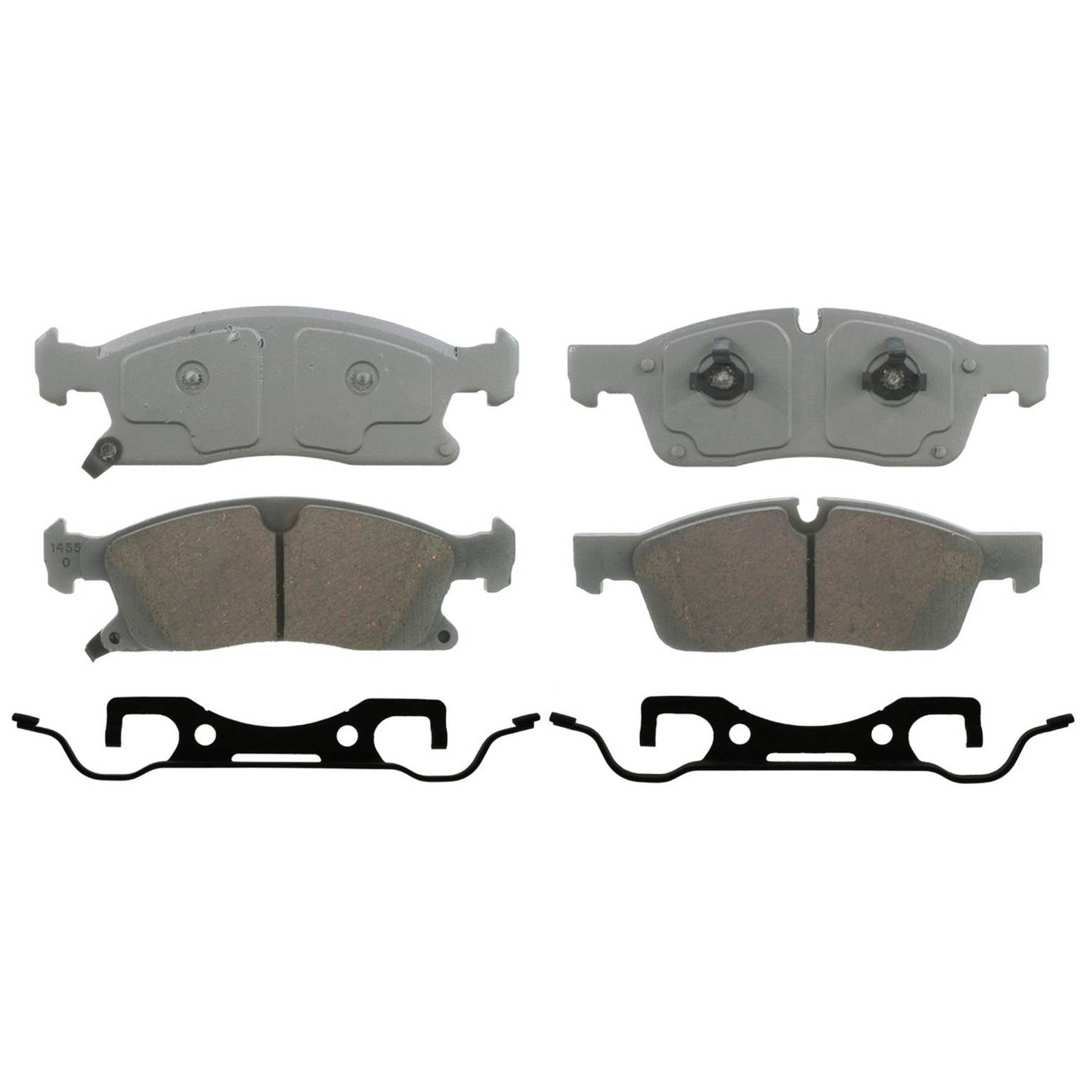 wagner brake disc brake pad set  frsport qc1455