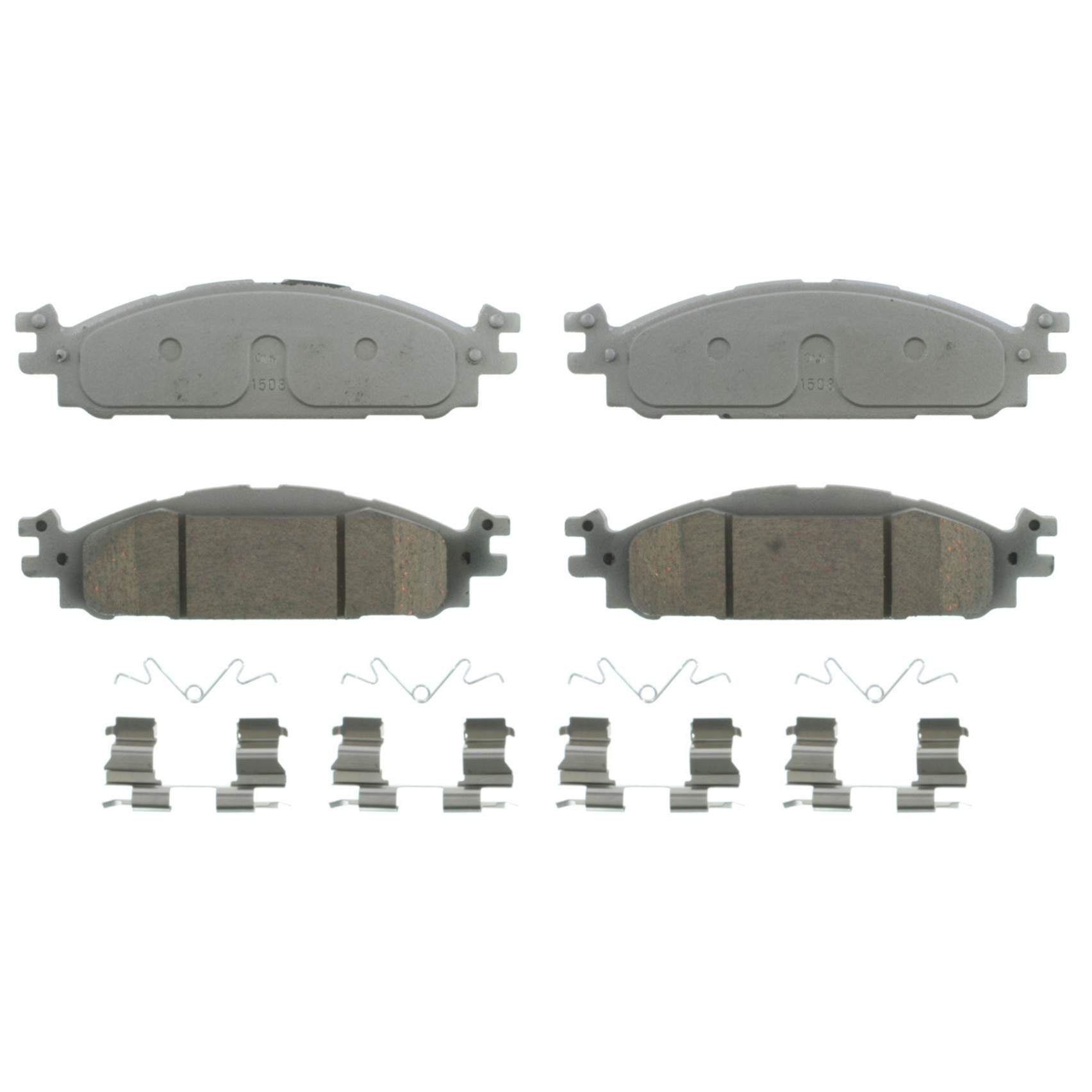 Wagner Brake Disc Brake Pad Set  top view frsport QC1508