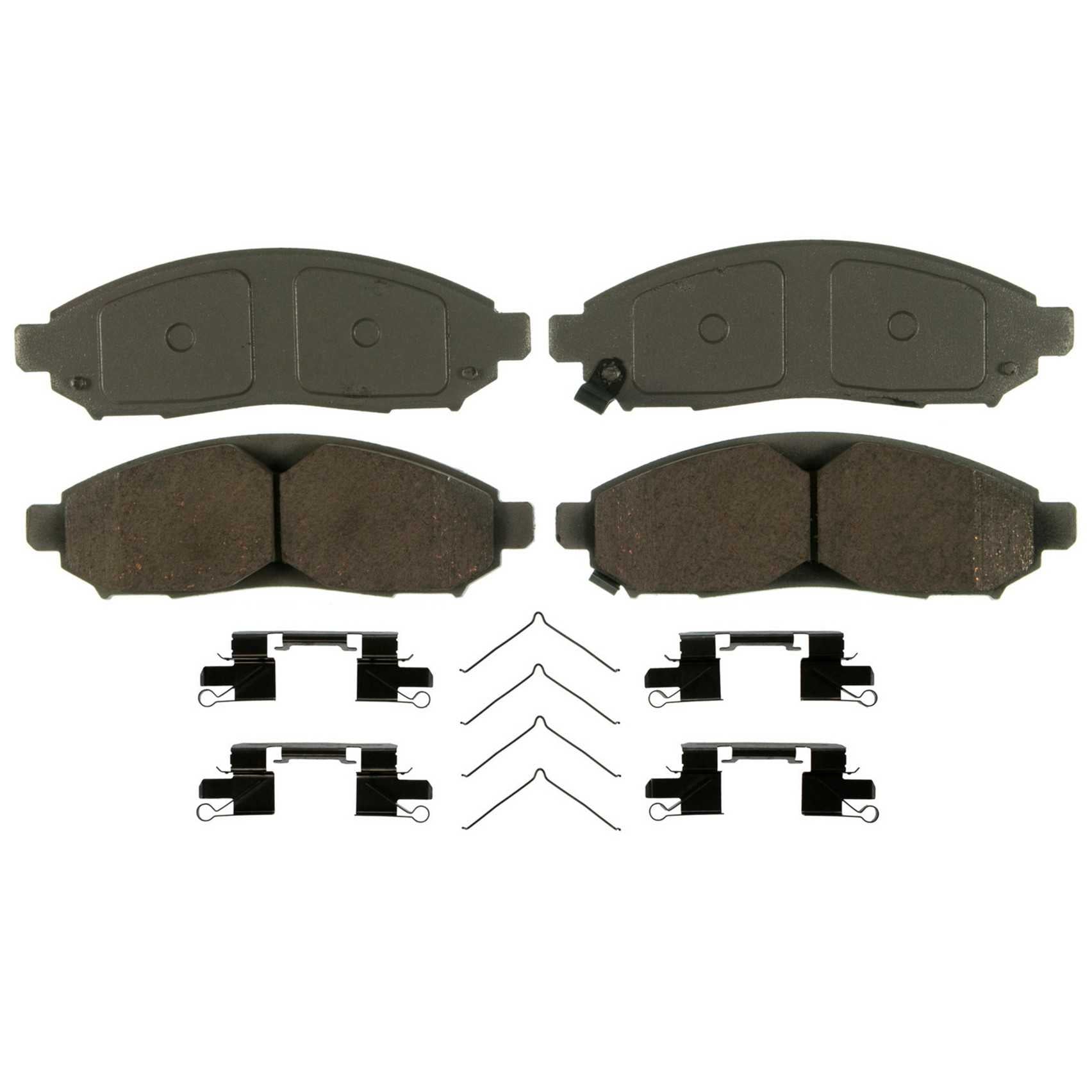 Wagner Brake Disc Brake Pad Set  top view frsport QC1548