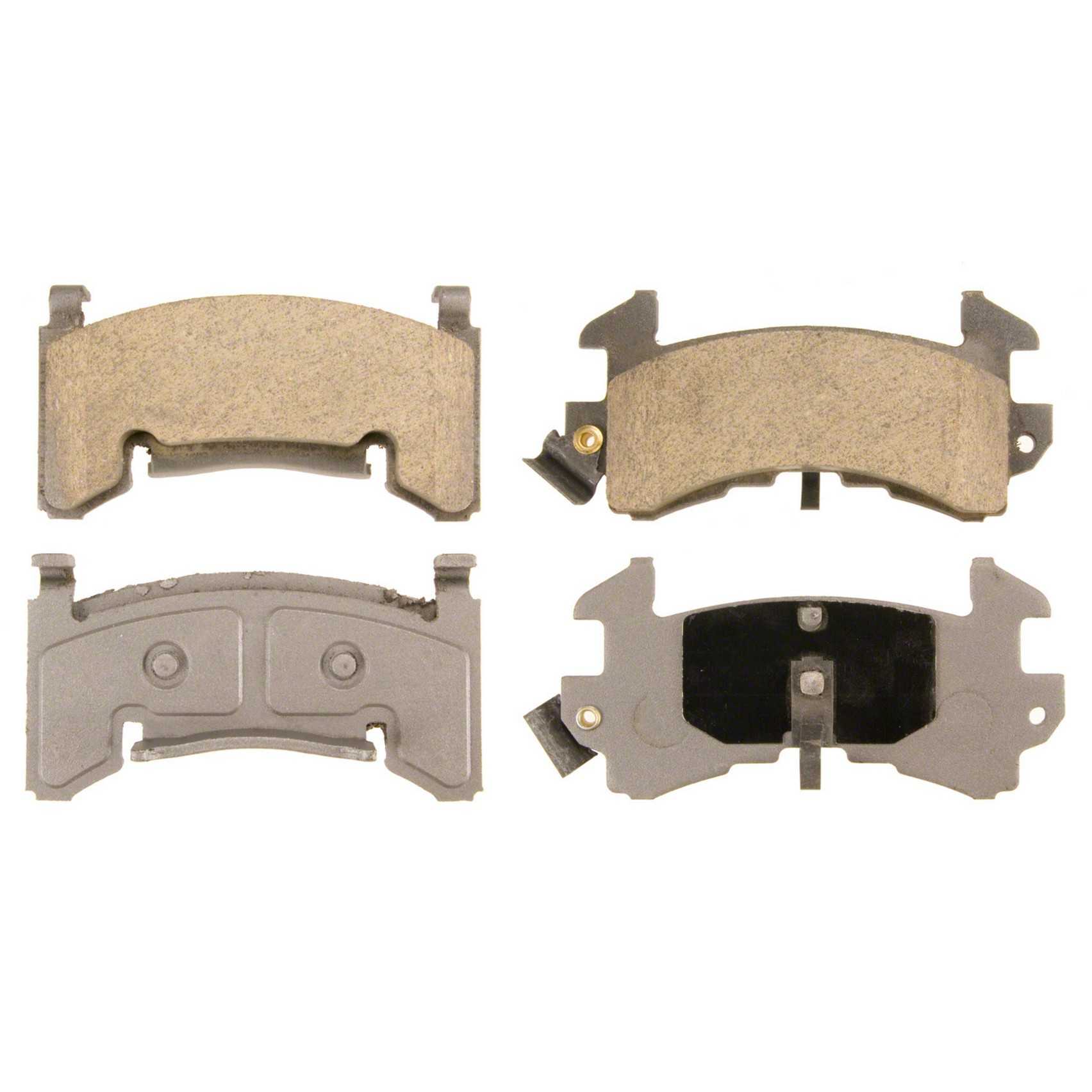 Wagner Brake Disc Brake Pad Set  top view frsport QC154