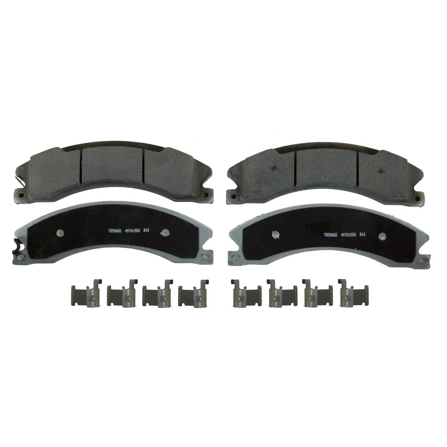 Wagner Brake Disc Brake Pad Set  top view frsport QC1565