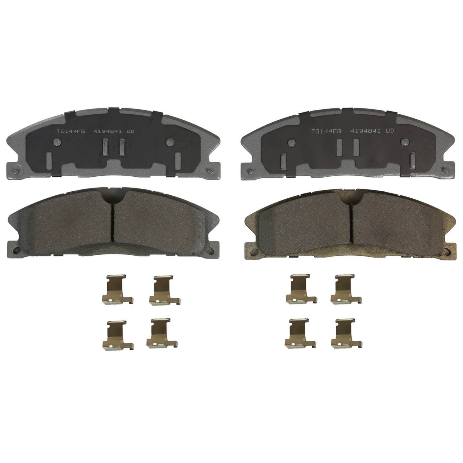 Wagner Brake Disc Brake Pad Set  top view frsport QC1611B