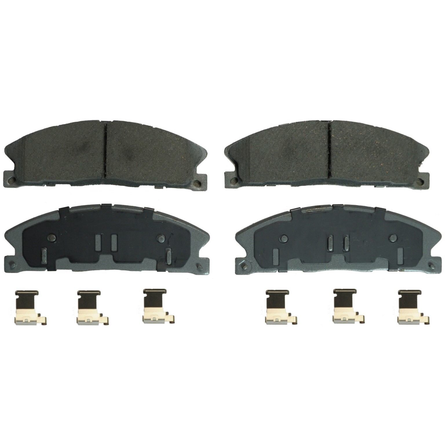 Wagner Brake Disc Brake Pad Set  top view frsport QC1611