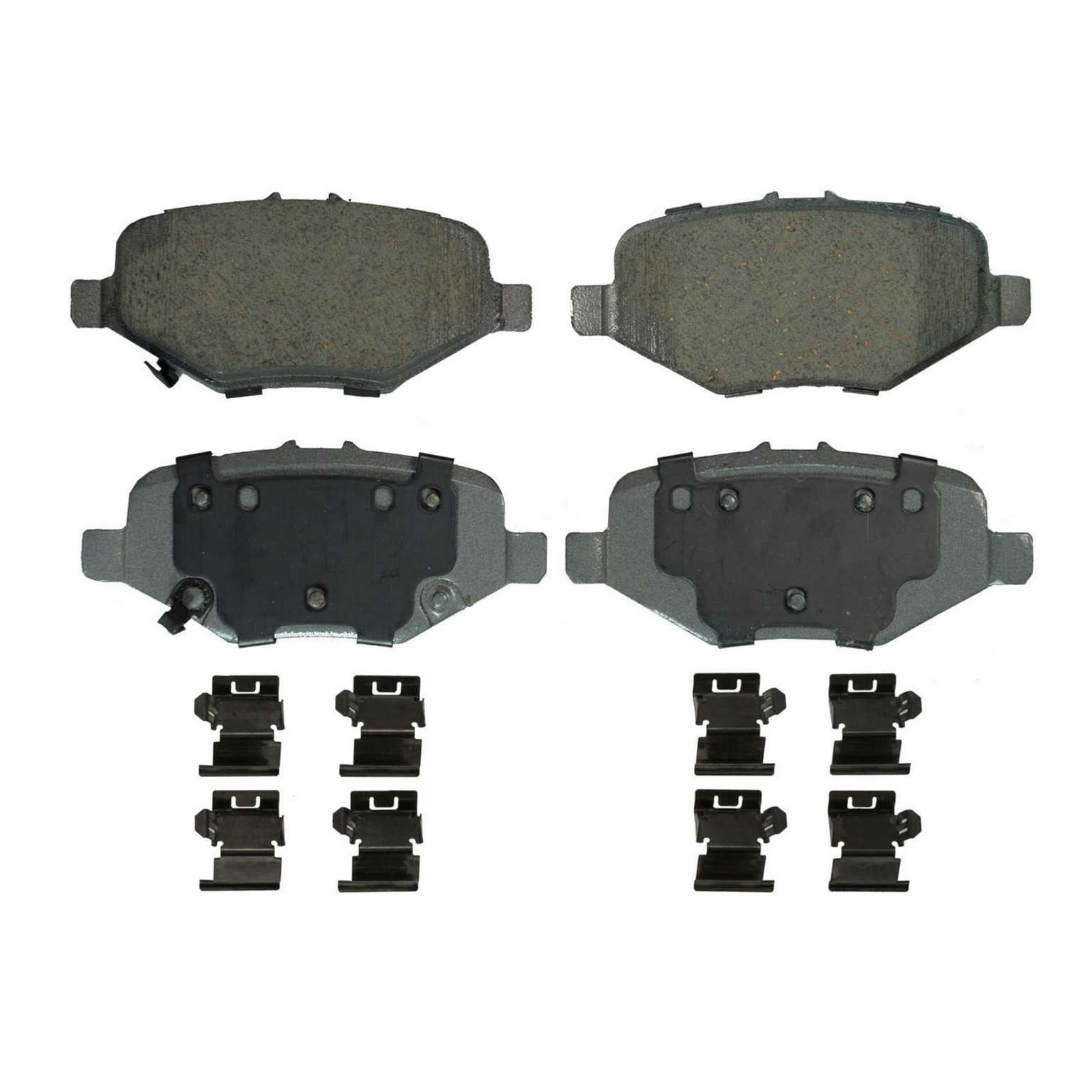 Wagner Brake Disc Brake Pad Set  top view frsport QC1612