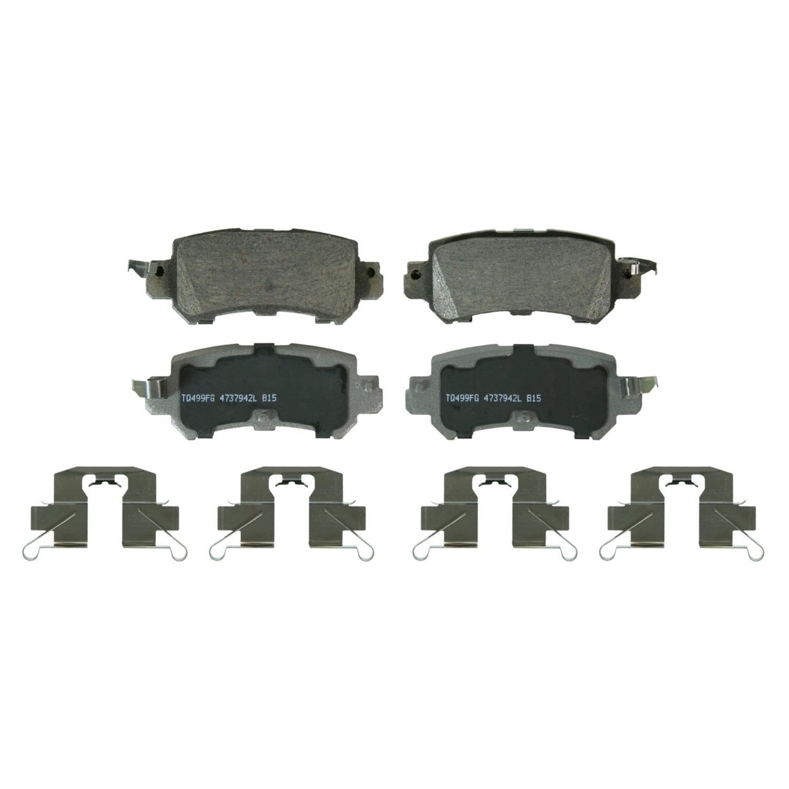 wagner brake disc brake pad set  frsport qc1624