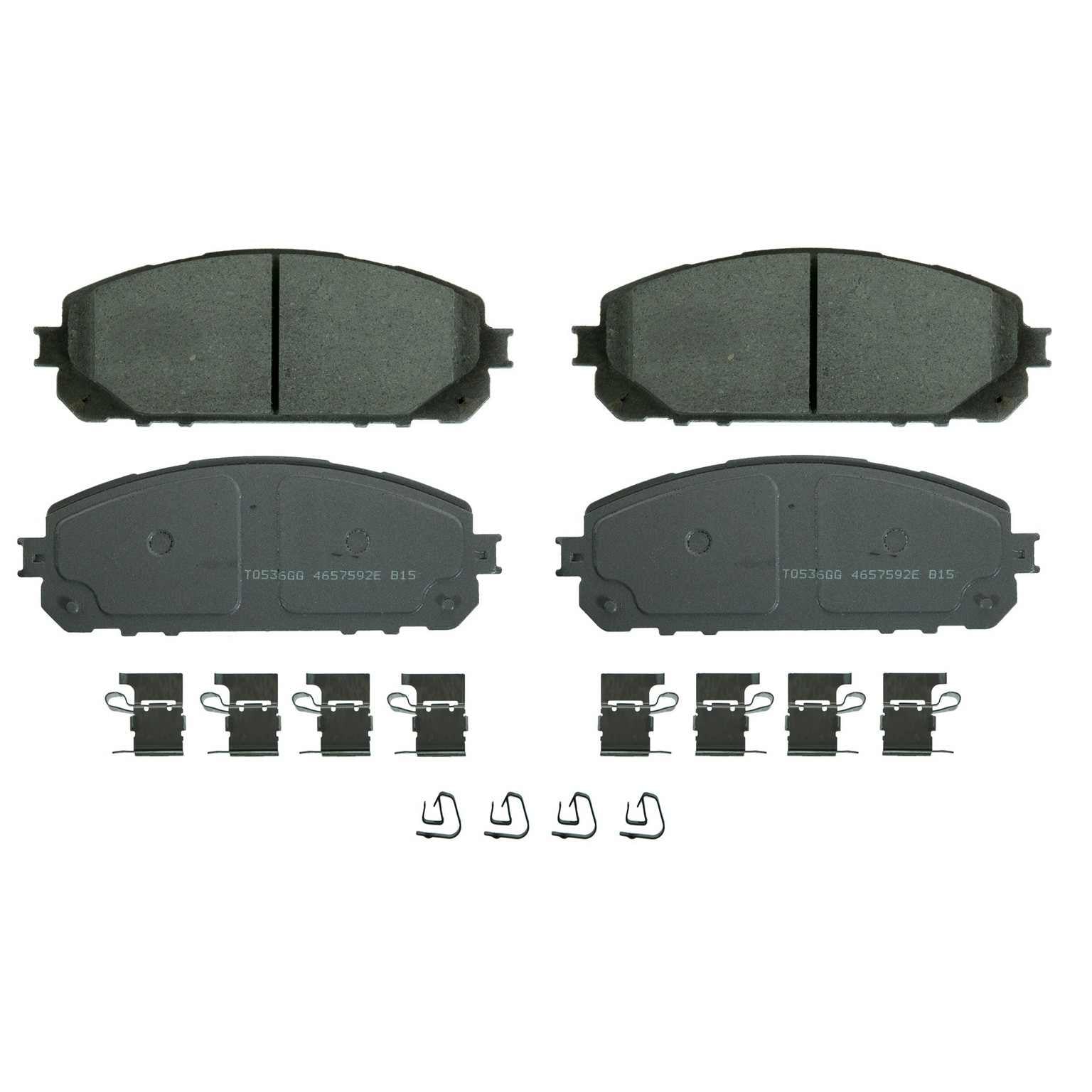 wagner brake disc brake pad set  frsport qc1709