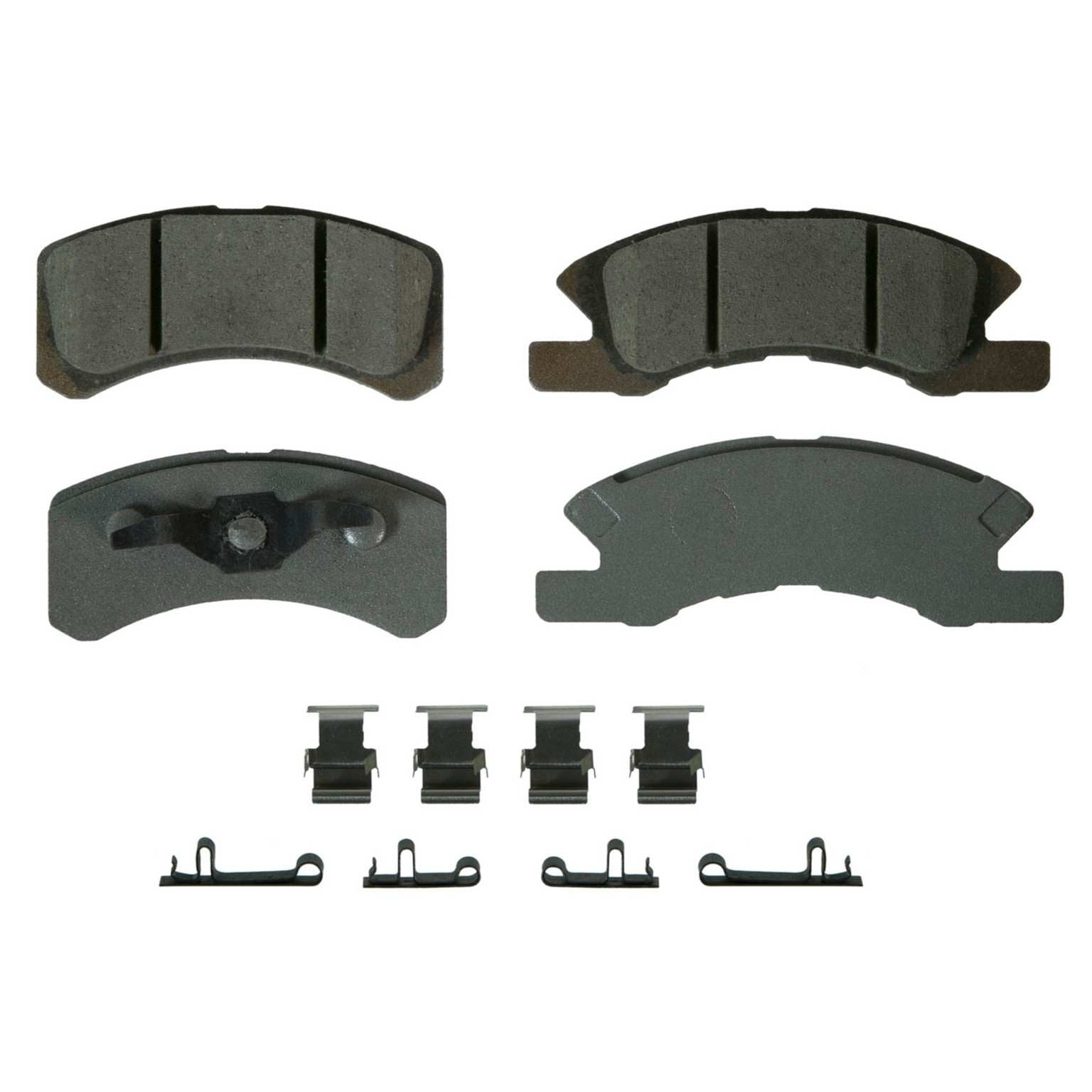 Wagner Brake Disc Brake Pad Set  top view frsport QC1731