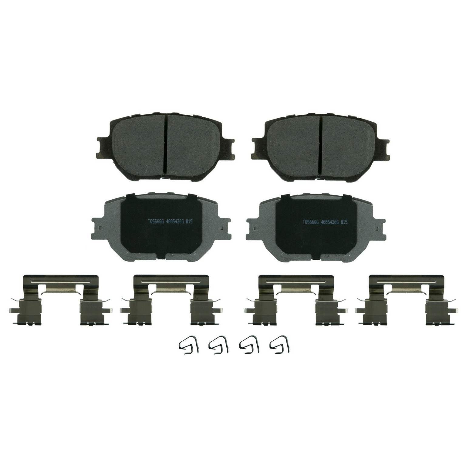 Wagner Brake Disc Brake Pad Set  top view frsport QC1733