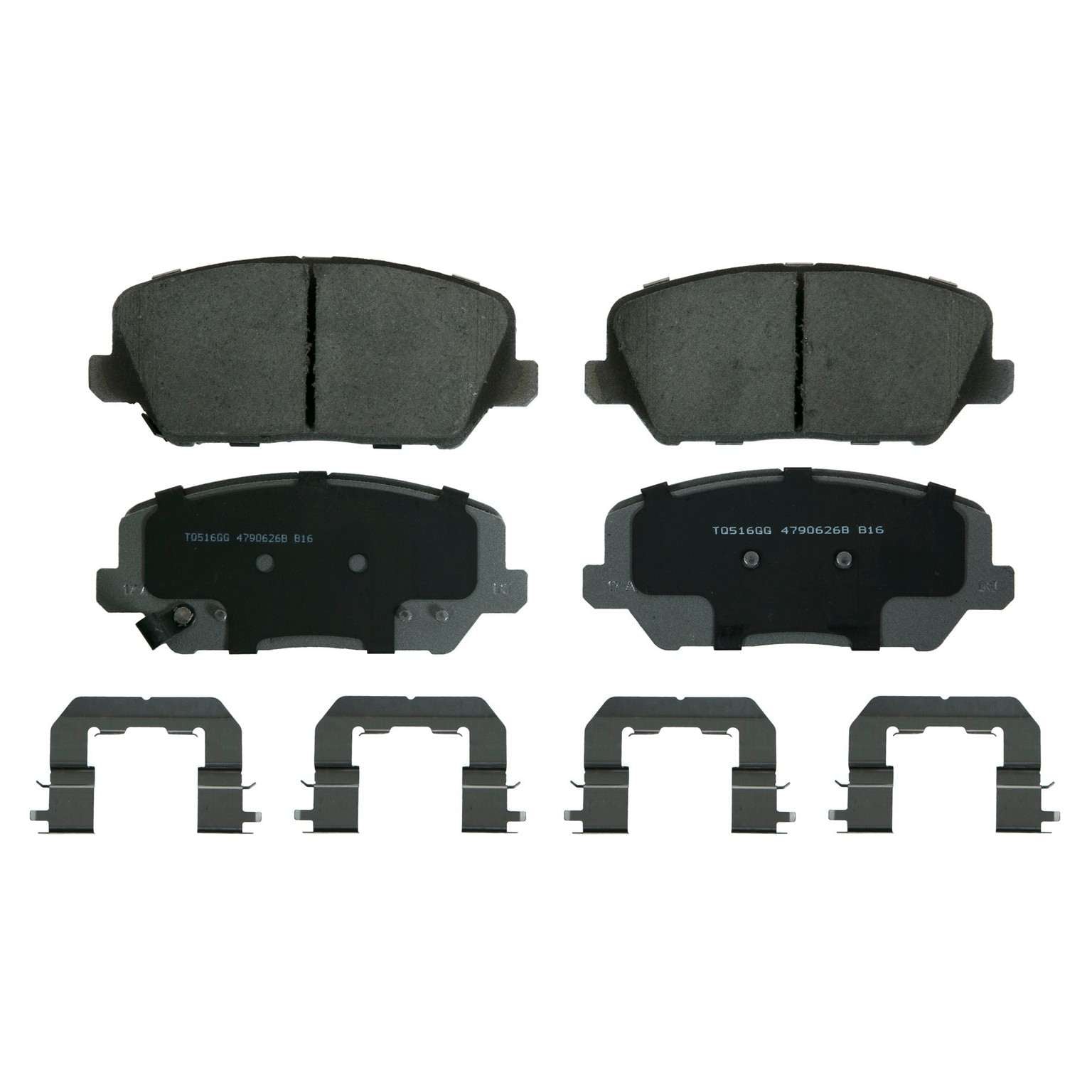 wagner brake disc brake pad set  frsport qc1735