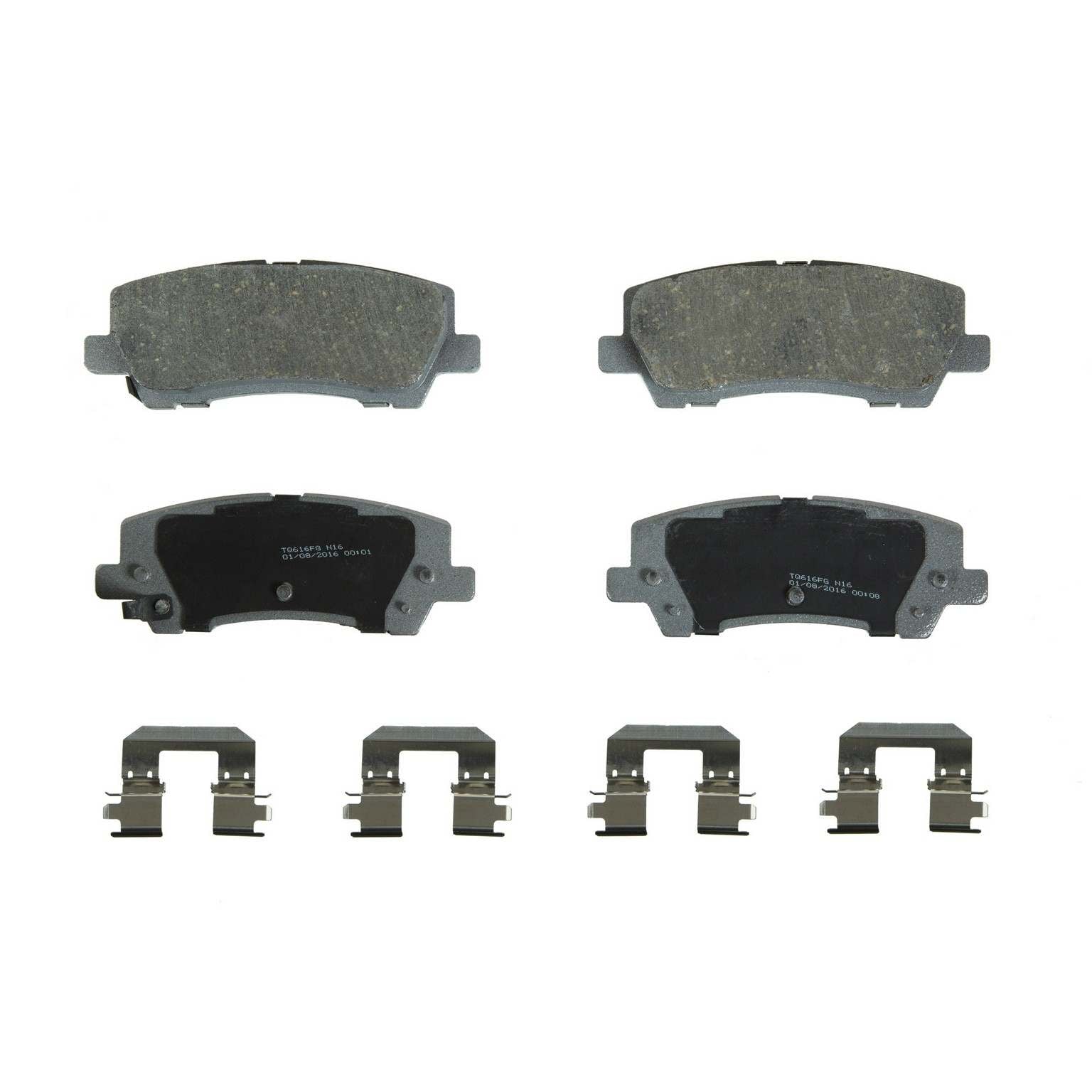 wagner brake disc brake pad set  frsport qc1793