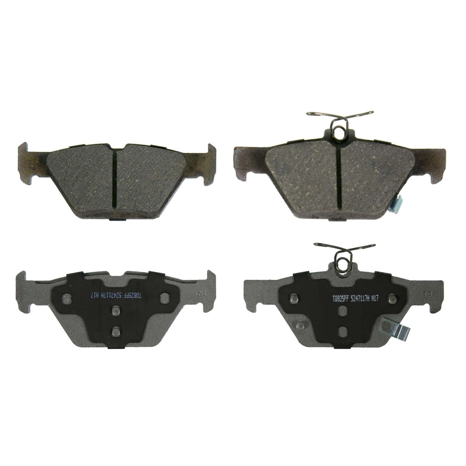 wagner brake disc brake pad set  frsport qc1808