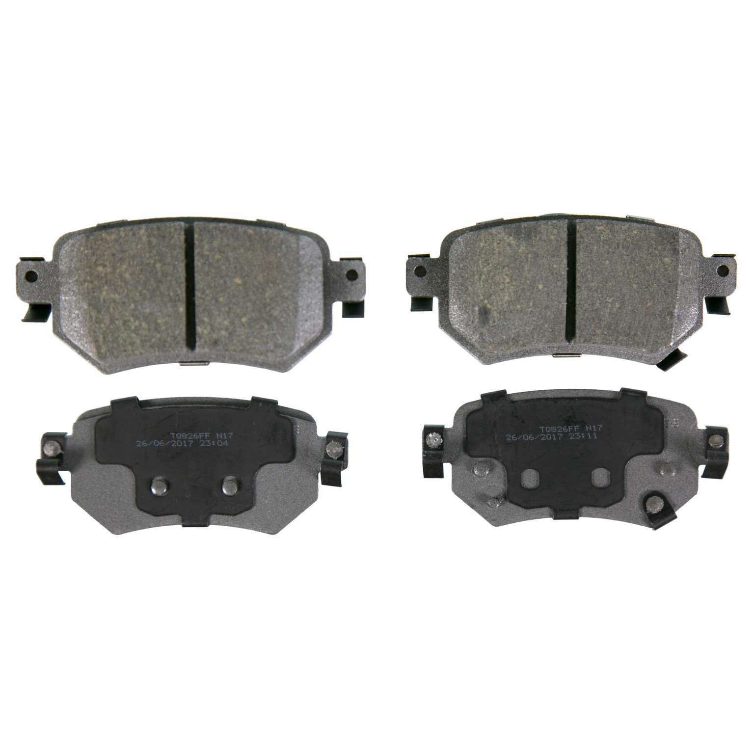 wagner brake disc brake pad set  frsport qc1874