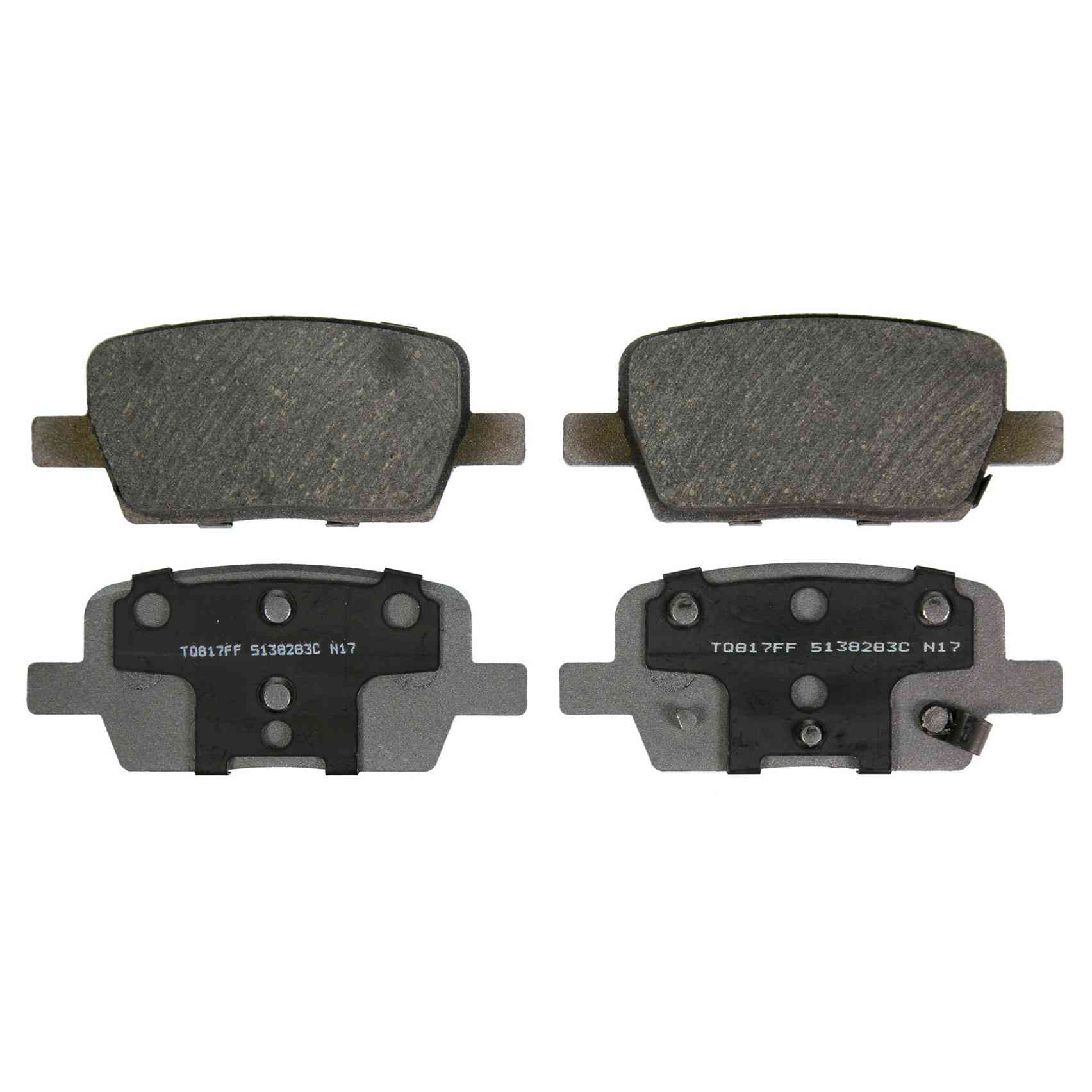 Wagner Brake Disc Brake Pad Set  top view frsport QC1877