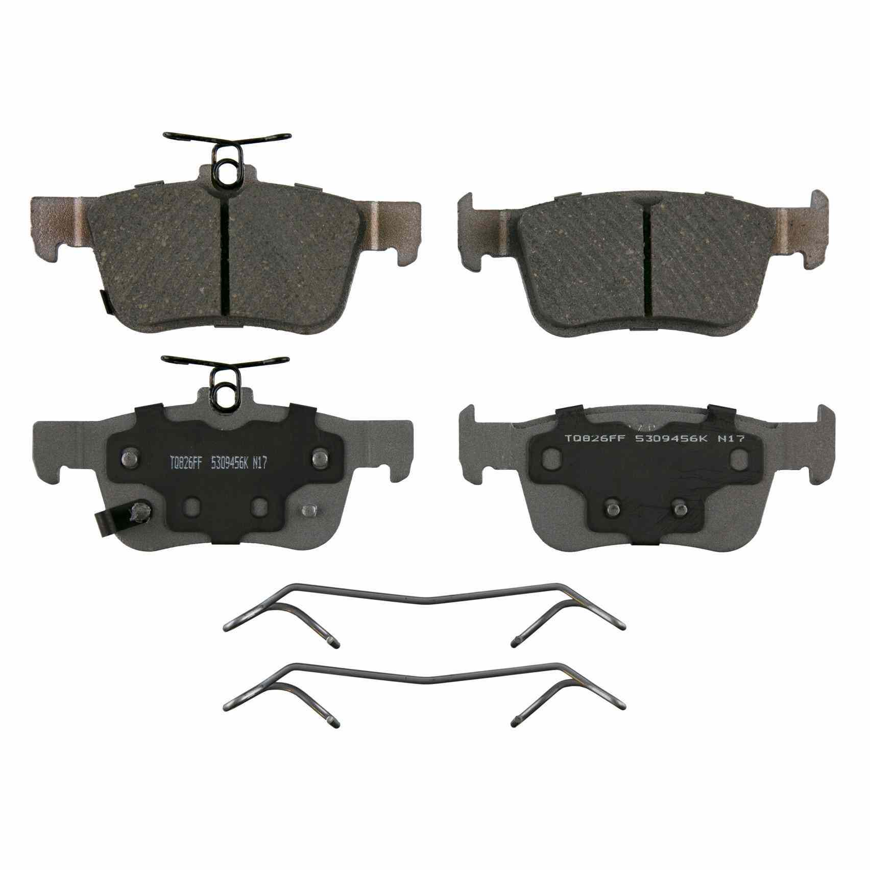 Wagner Brake Disc Brake Pad Set  top view frsport QC1878