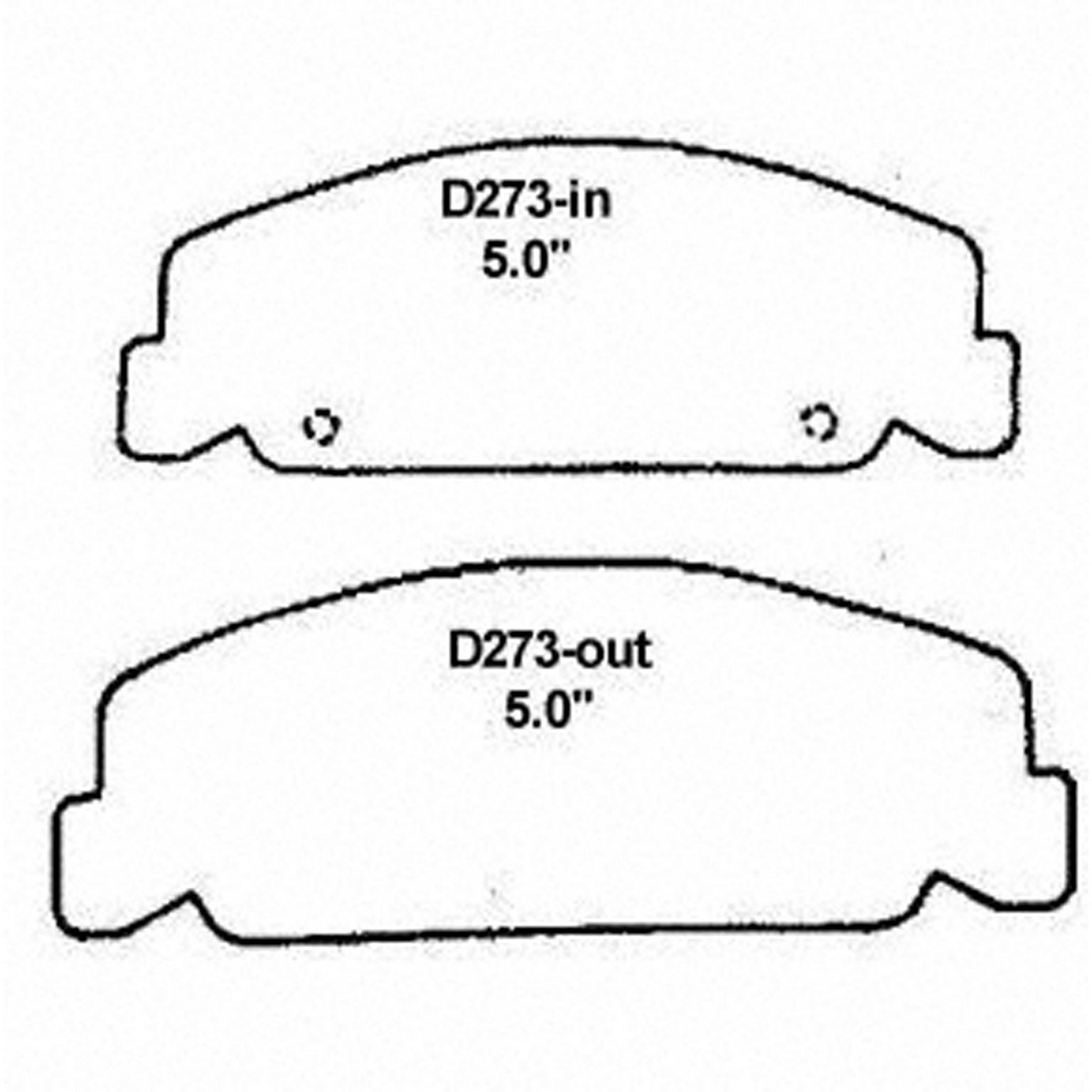 wagner brake disc brake pad set  frsport qc273