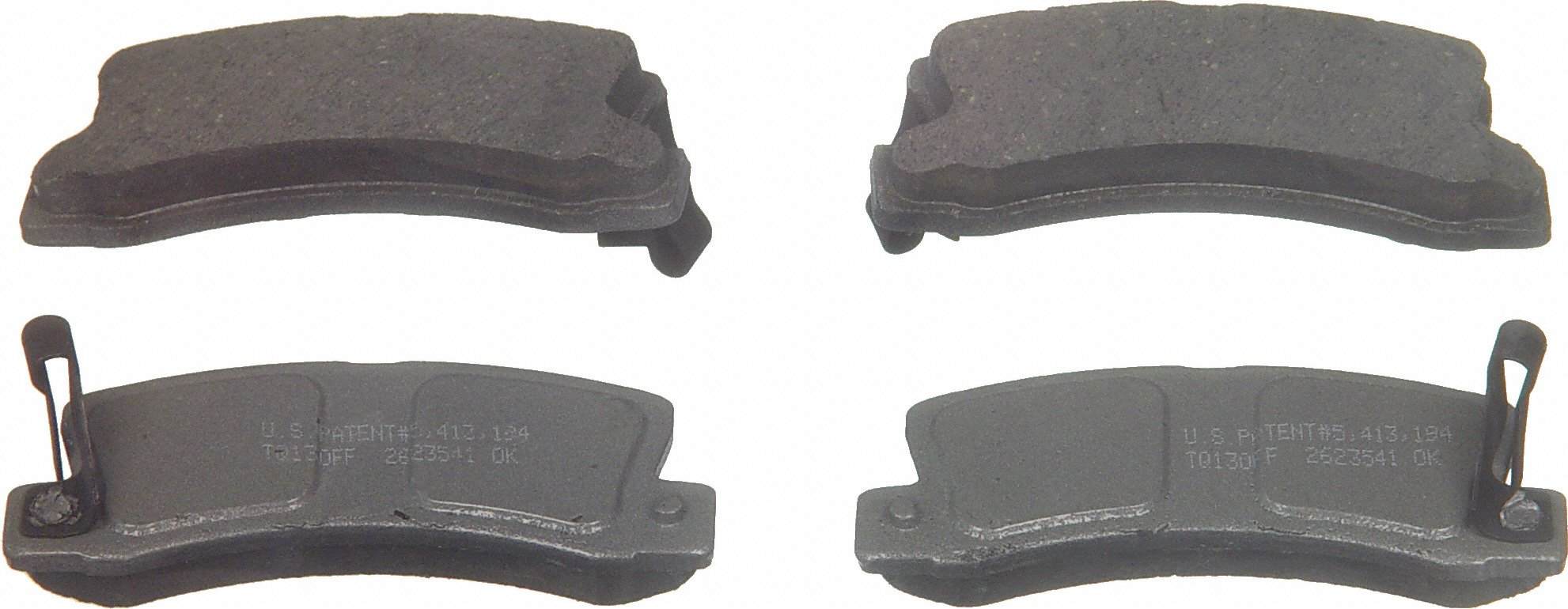 Wagner Brake Disc Brake Pad Set  top view frsport QC325