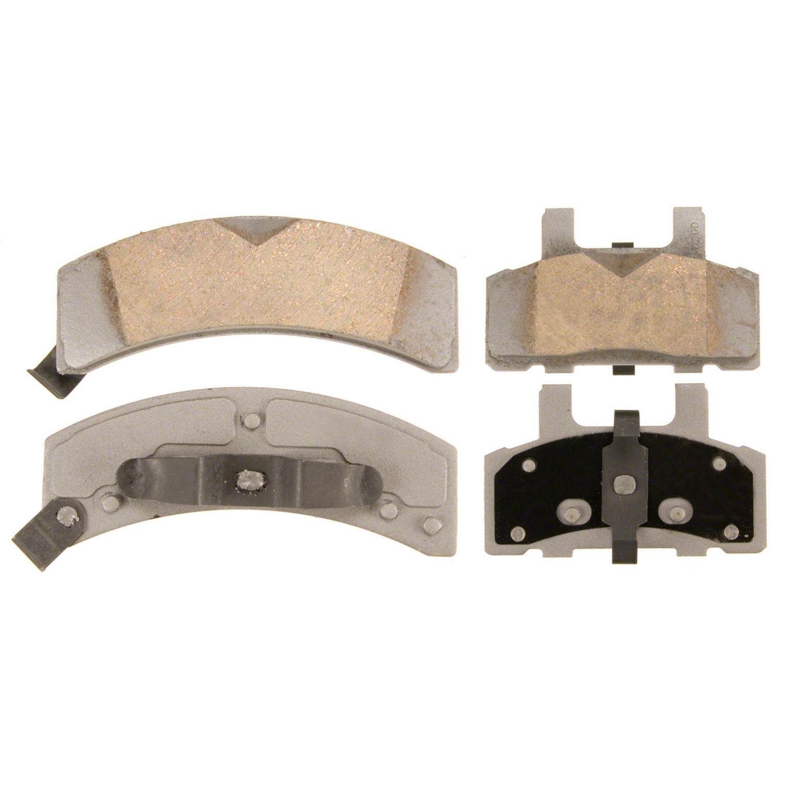 Wagner Brake Disc Brake Pad Set  top view frsport QC369