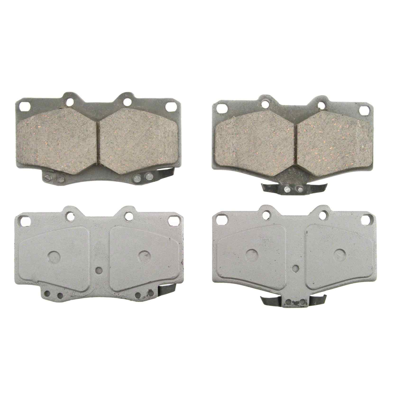 Wagner Brake Disc Brake Pad Set  top view frsport QC436