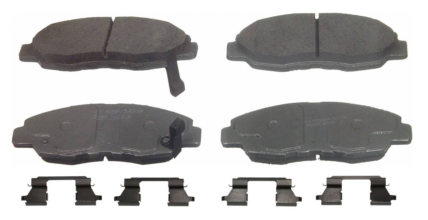 Wagner Brake Disc Brake Pad Set  top view frsport QC465A