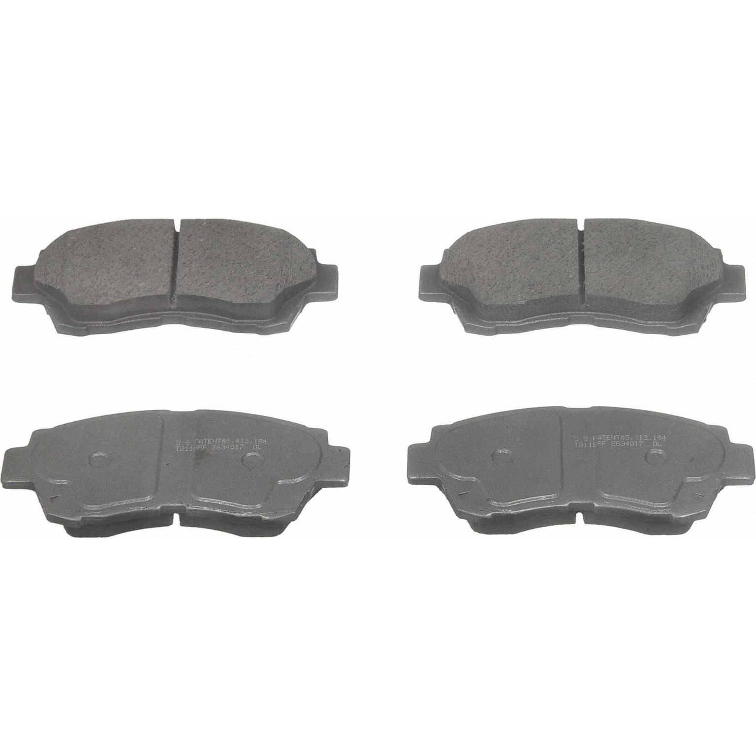 wagner brake disc brake pad set  frsport qc476