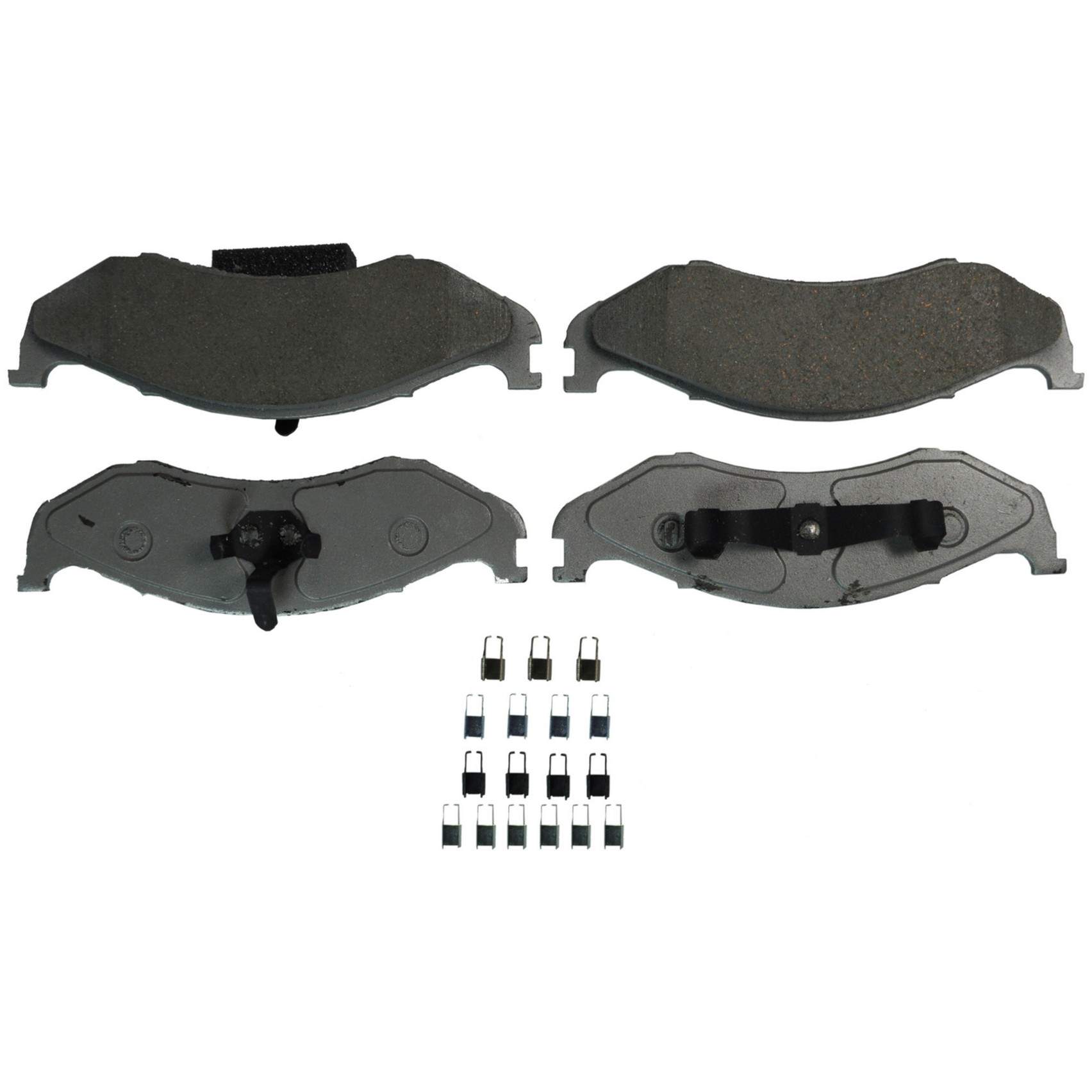 Wagner Brake Disc Brake Pad Set  top view frsport QC477