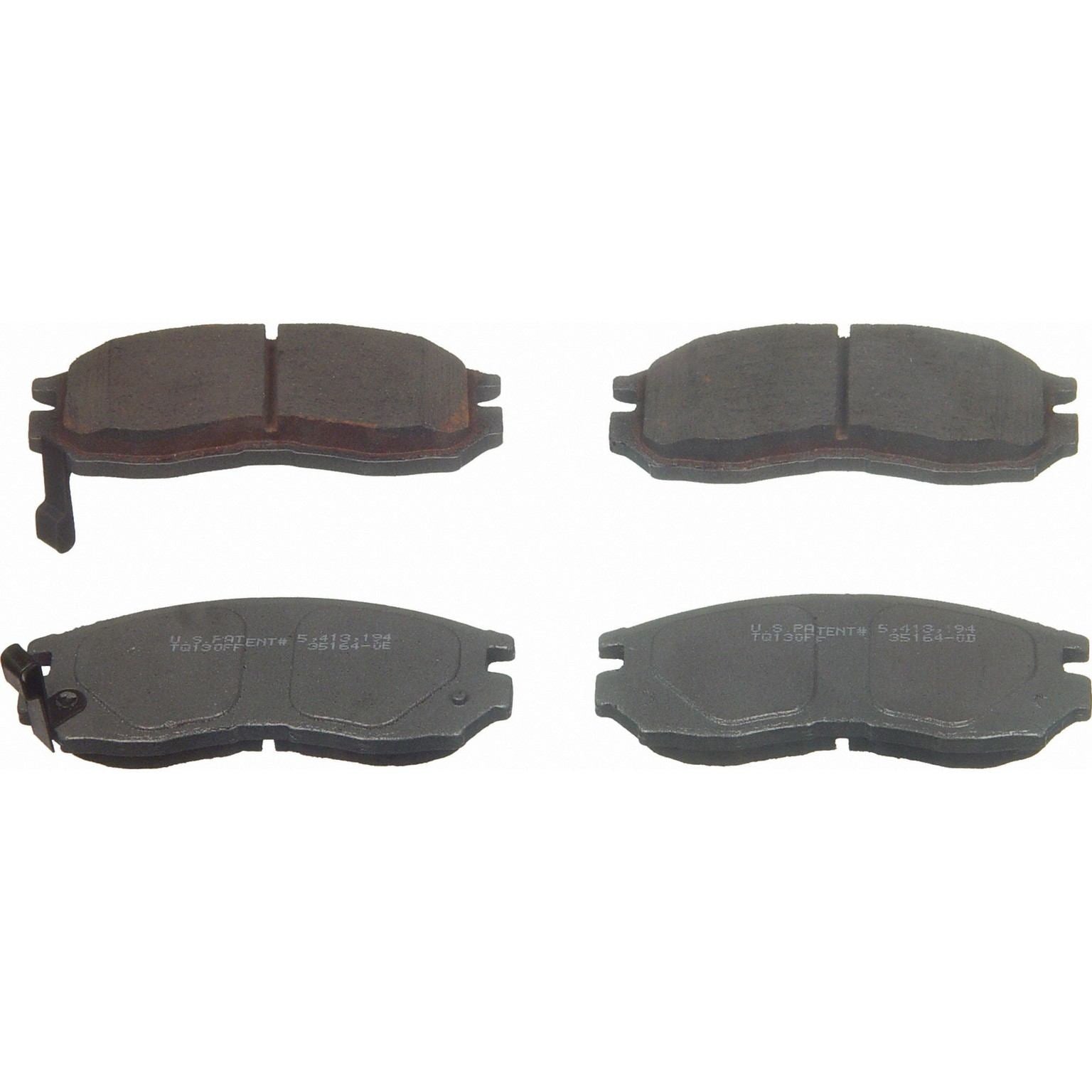 wagner brake disc brake pad set  frsport qc484