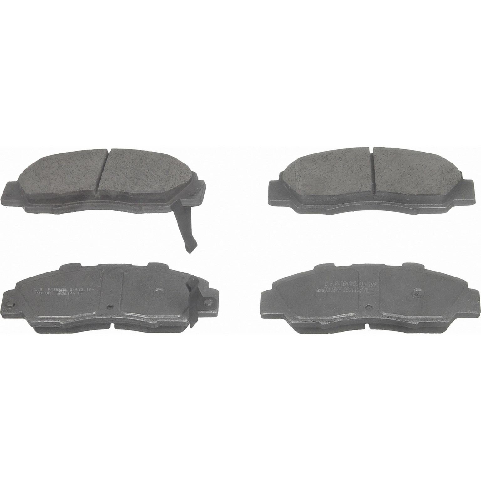 wagner brake disc brake pad set  frsport qc503