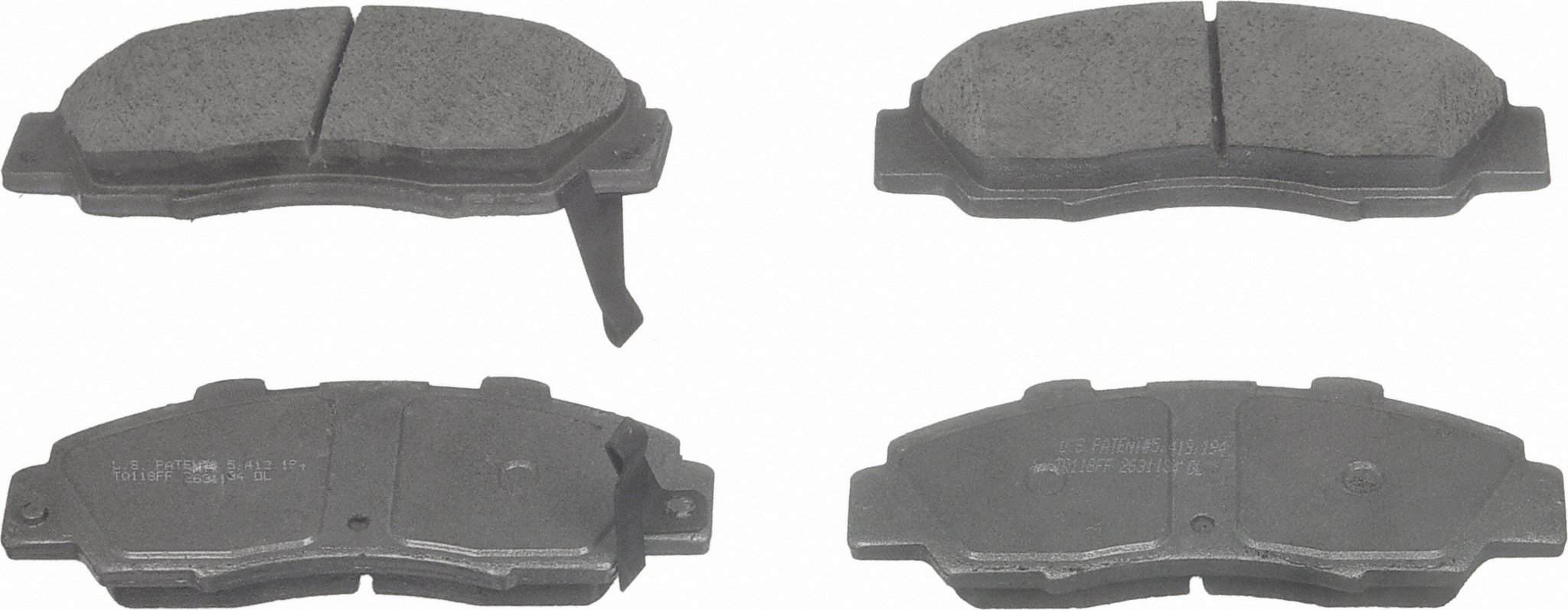 Wagner Brake Disc Brake Pad Set  top view frsport QC503