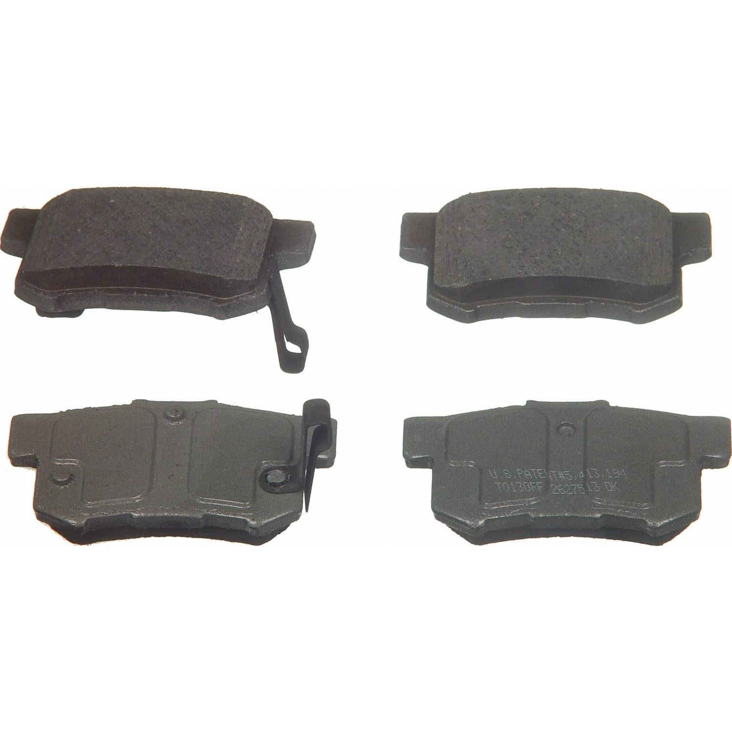 wagner brake disc brake pad set  frsport qc537