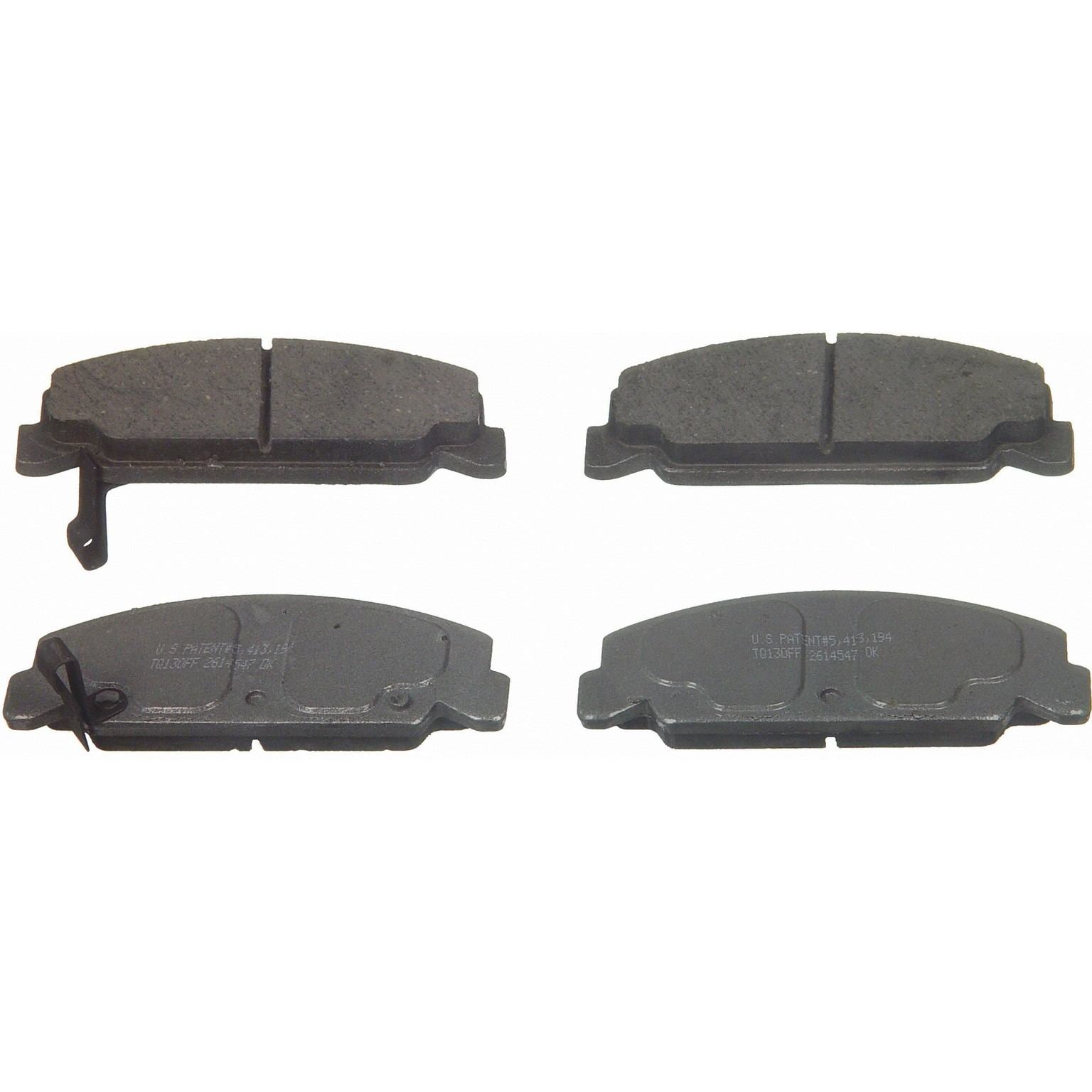 wagner brake disc brake pad set  frsport qc560