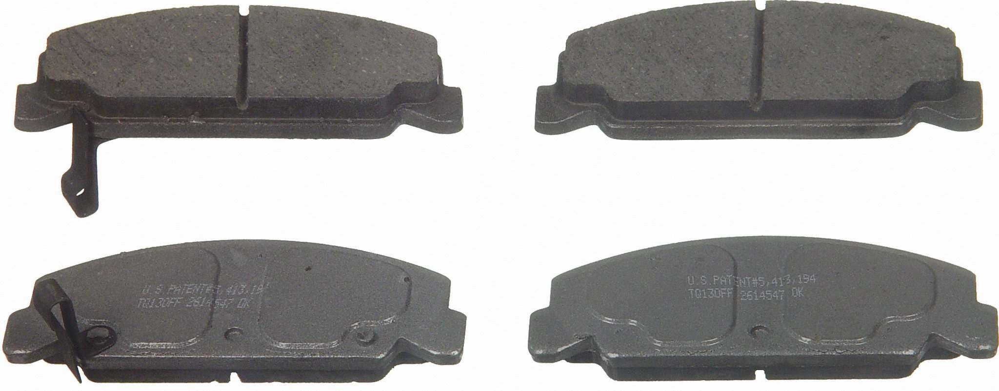 Wagner Brake Disc Brake Pad Set  top view frsport QC560