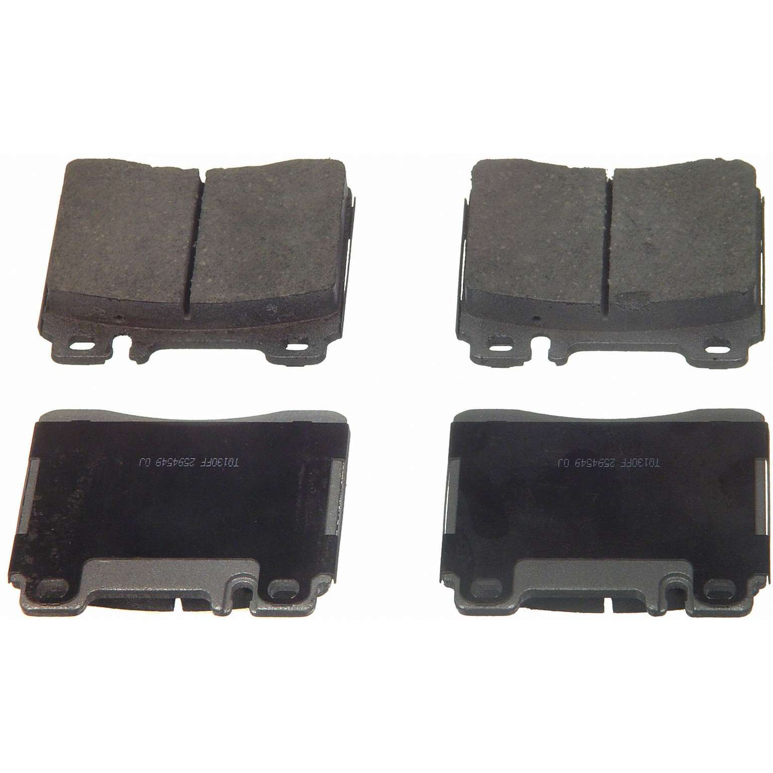 wagner brake disc brake pad set  frsport qc577