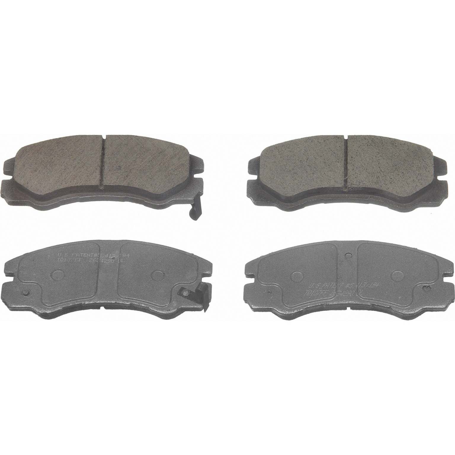 wagner brake disc brake pad set  frsport qc579a