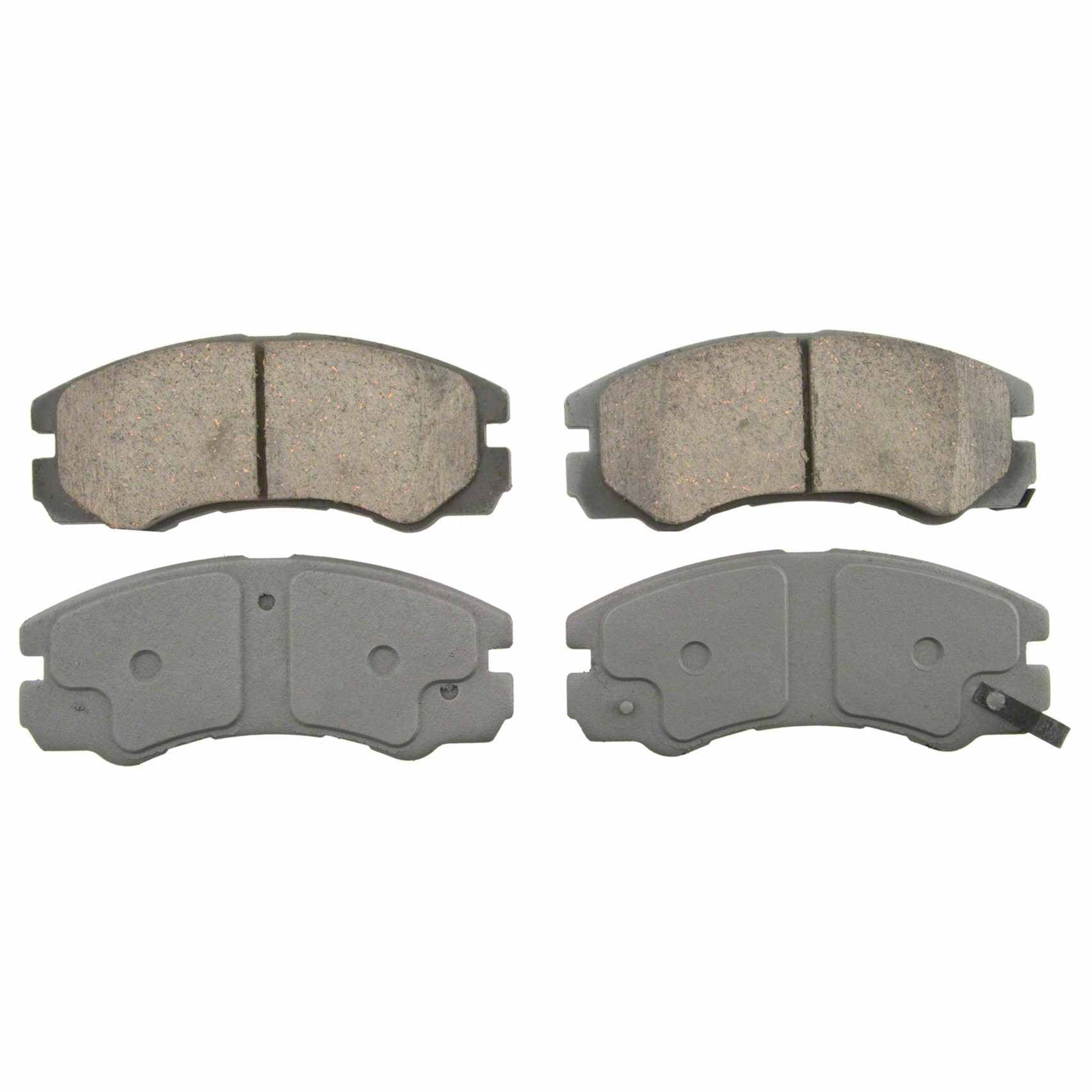 Wagner Brake Disc Brake Pad Set  top view frsport QC579