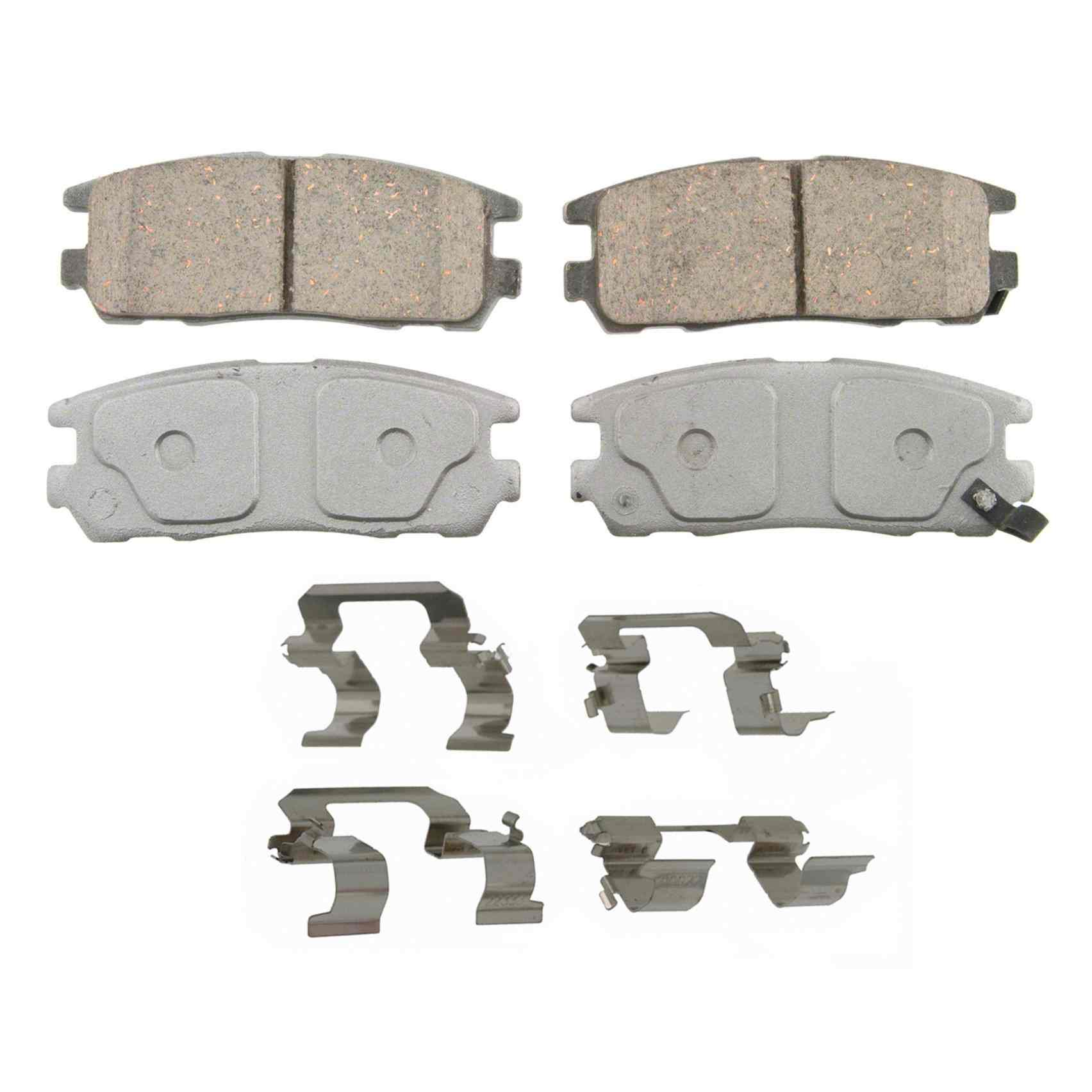 Wagner Brake Disc Brake Pad Set  top view frsport QC580