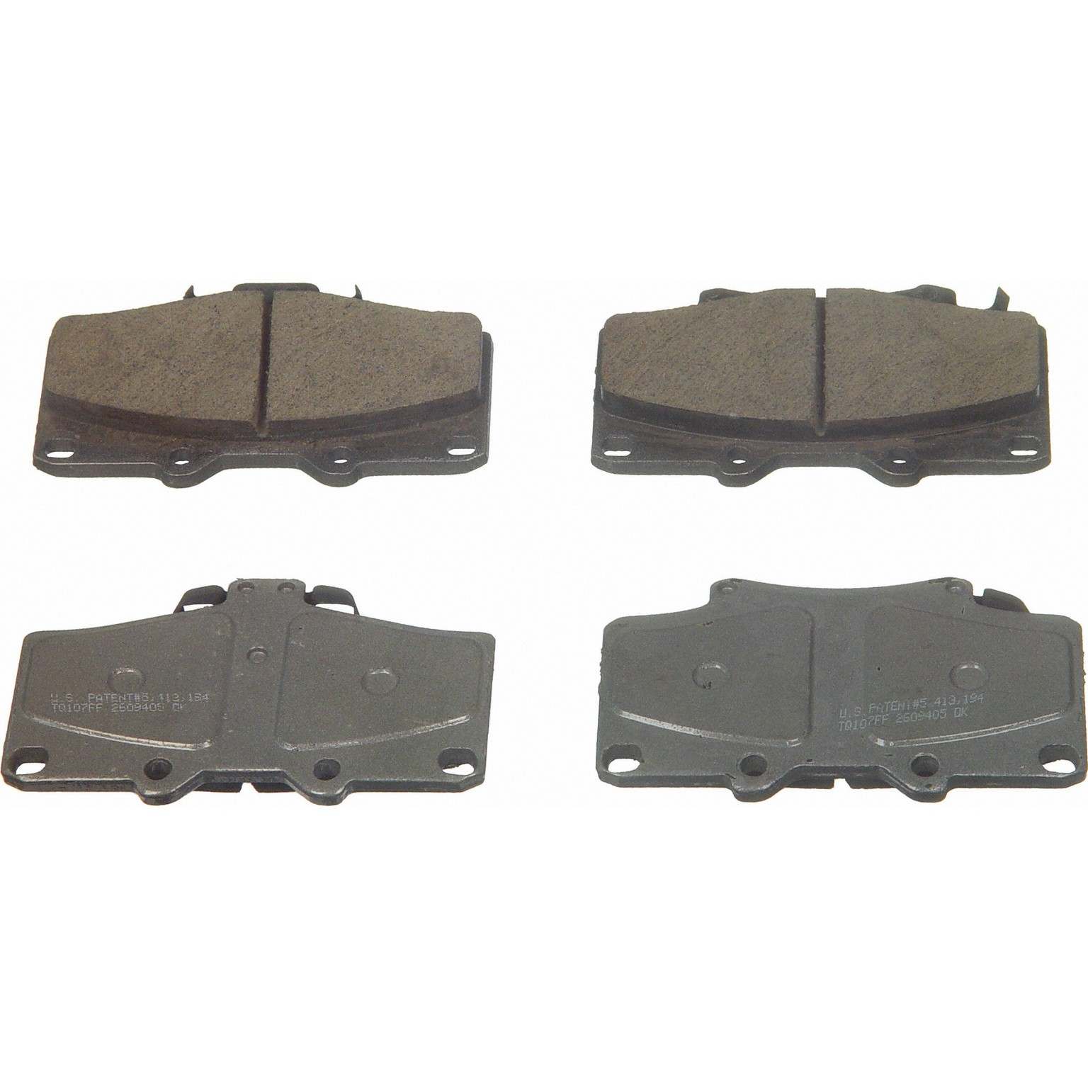 wagner brake disc brake pad set  frsport qc611